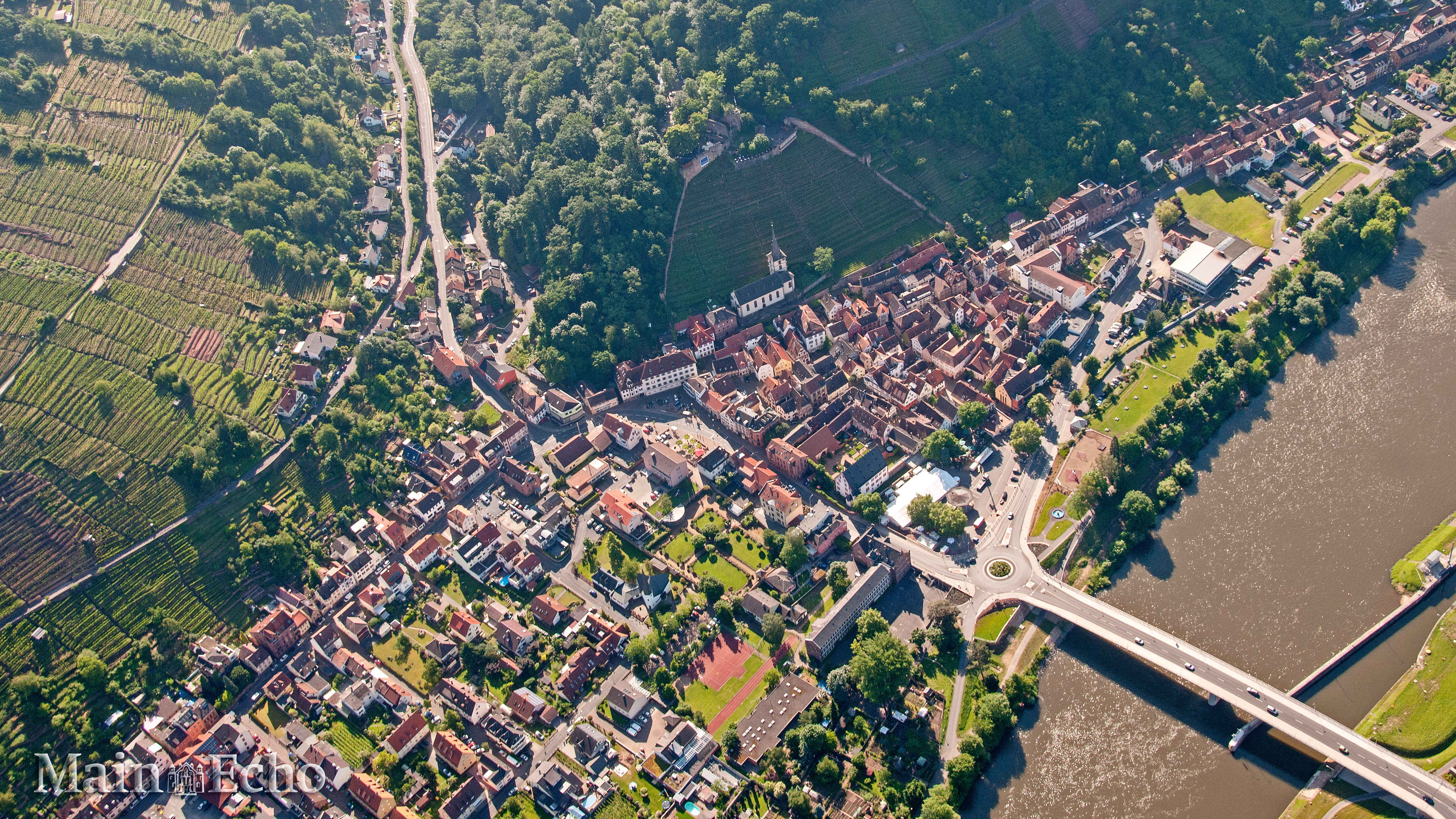 Luftaufnahme aus Main-Echo Sommerflug 2014