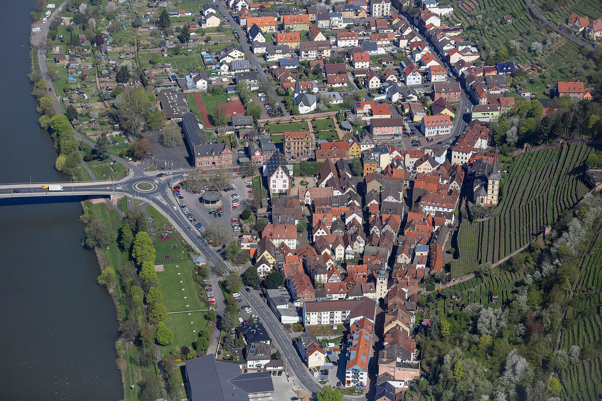 Luftaufnahme aus Main-Echo Sommerflug 2018