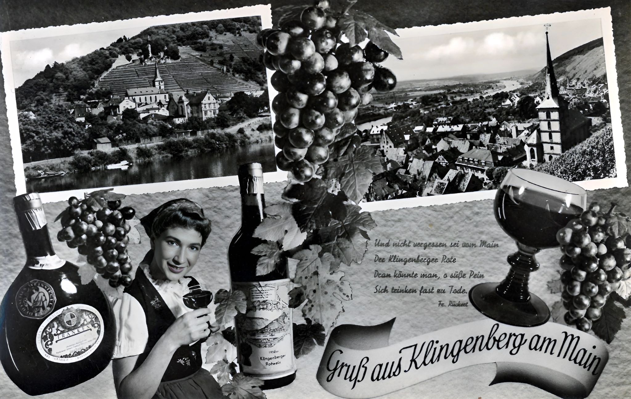 Mehrbildansichtskarte um 1951