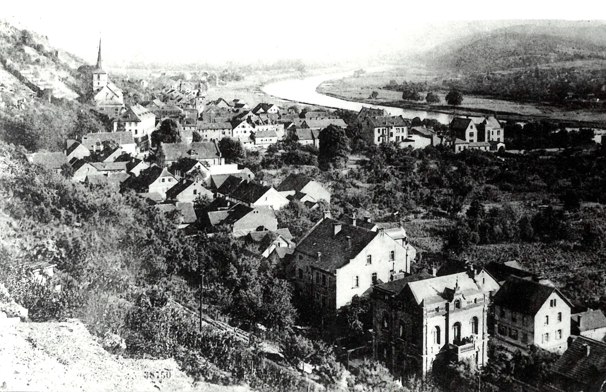 Gesamtansicht von Norden um 1920