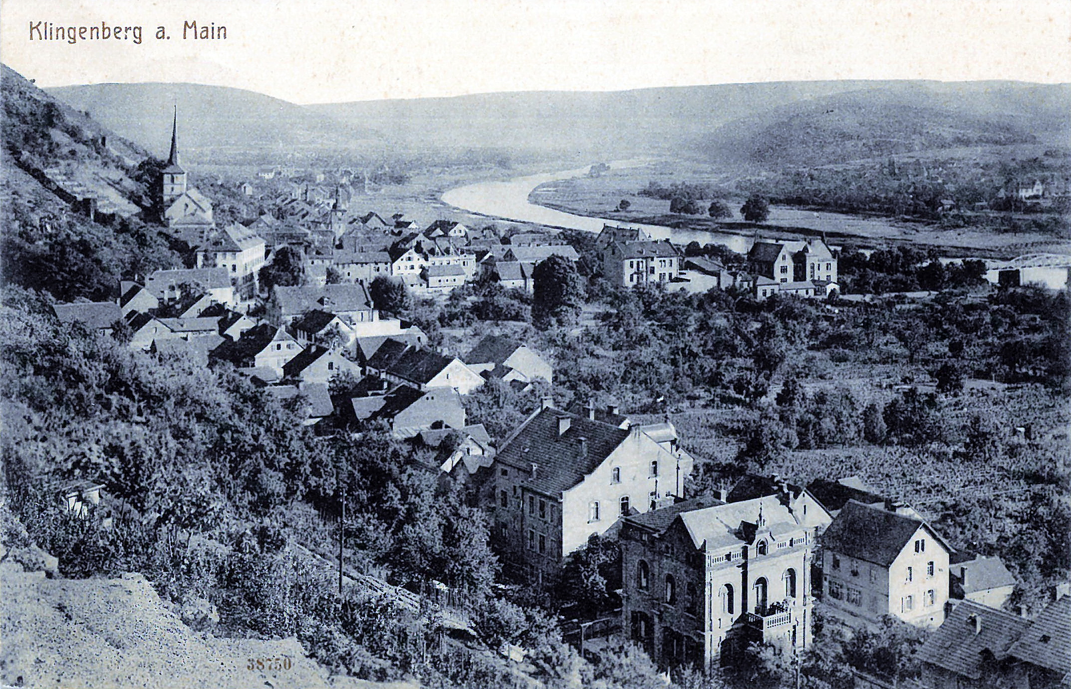 Gesamtansicht von Norden um 1920