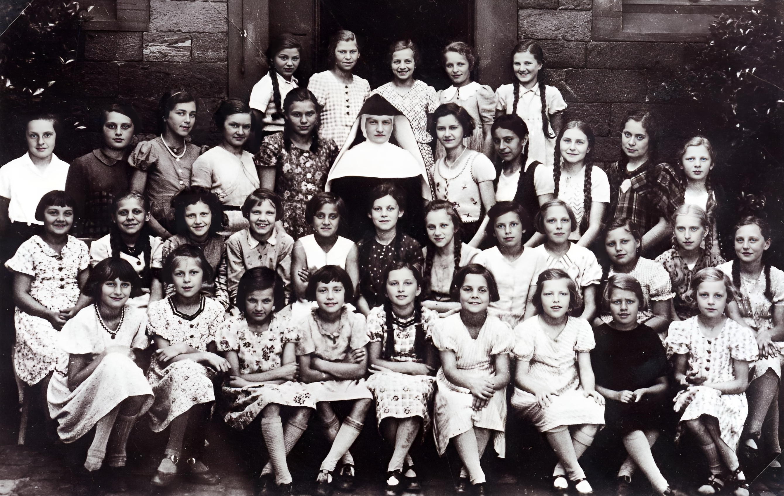 Abschied von Schwester Desidera 1939