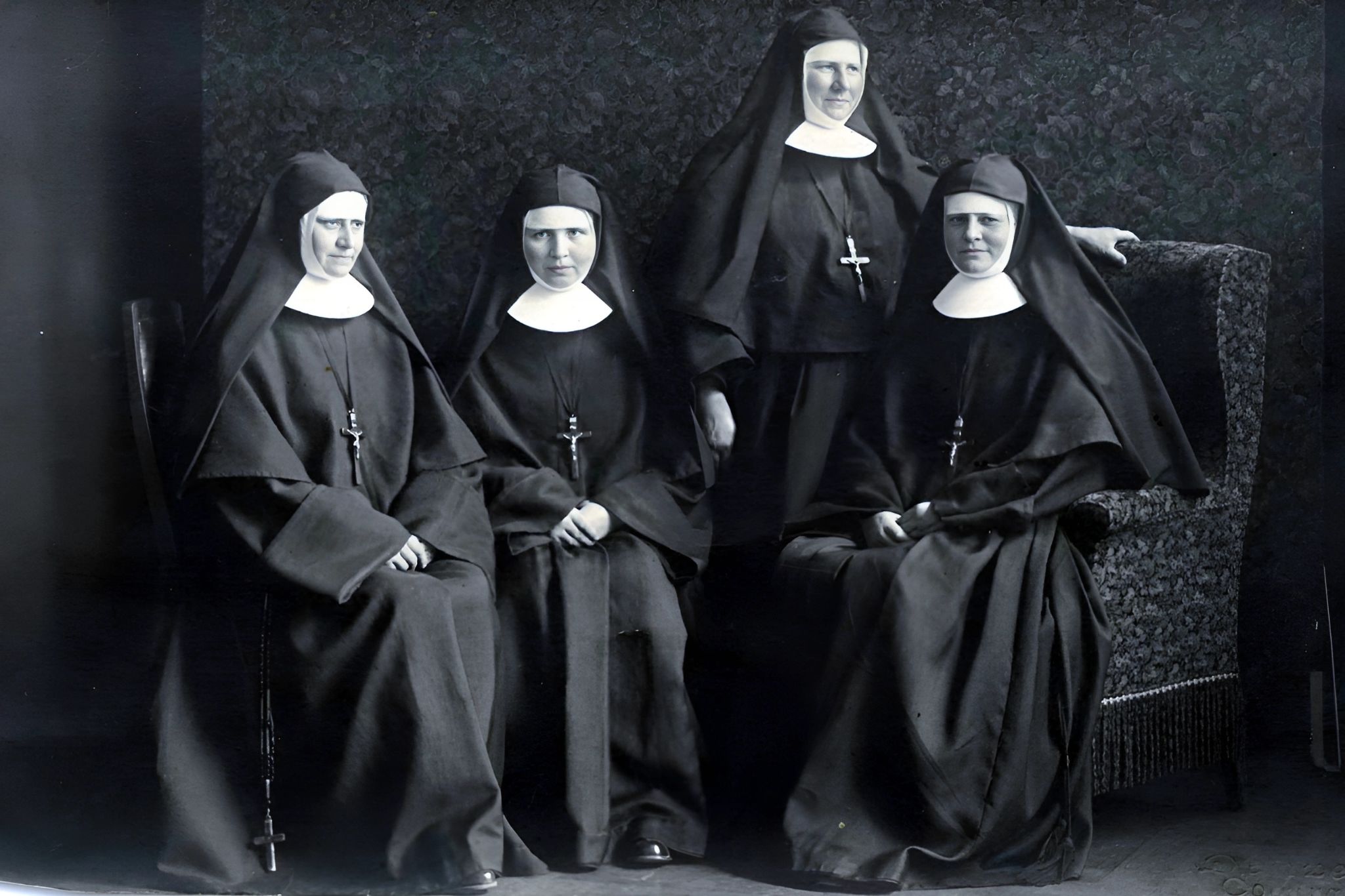 Gruppenfoto der Barmherzigen Schwestern vom Orden des Allerheiligsten Erlösers