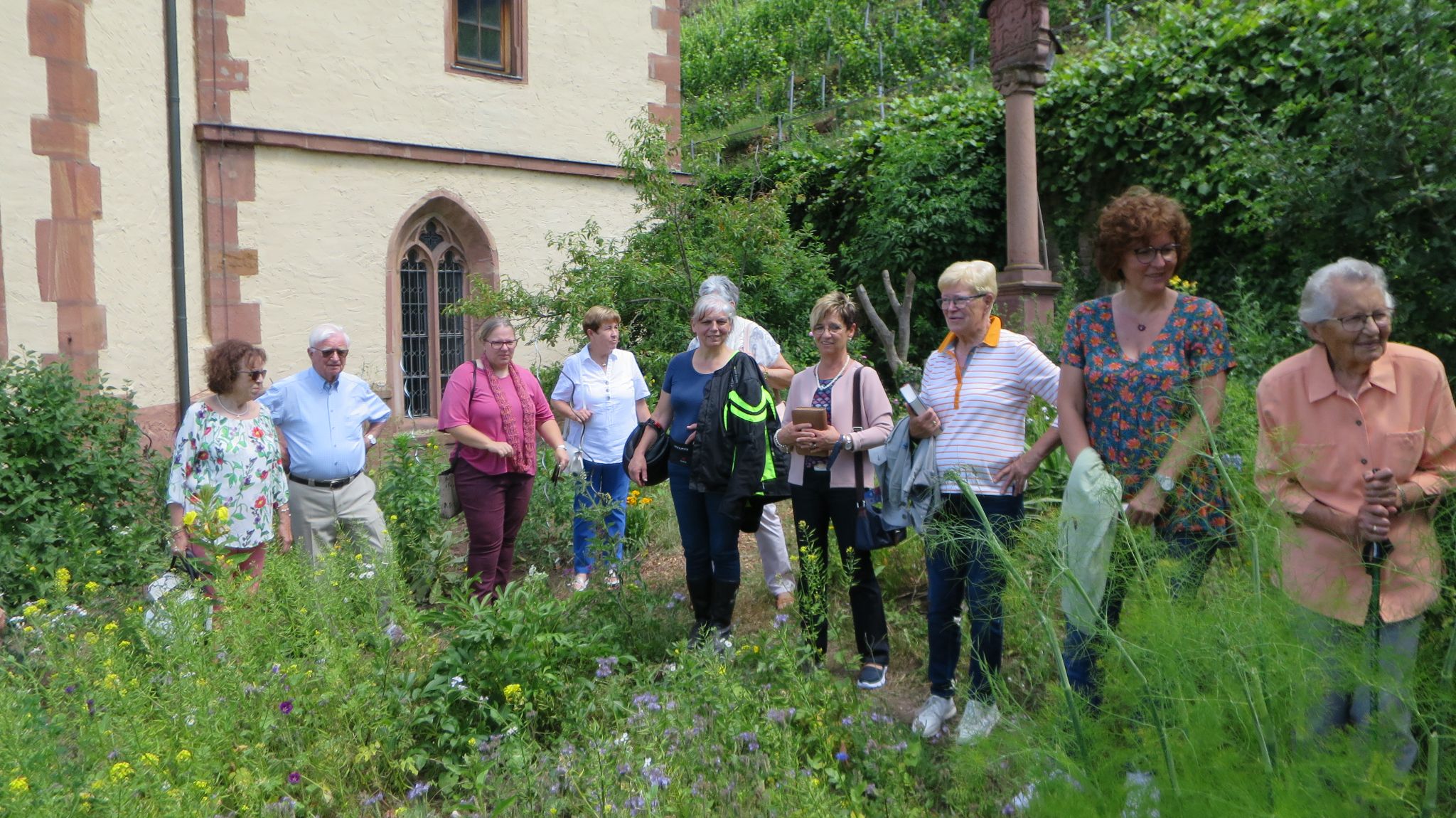 Bienenführung im Pfarrgarten