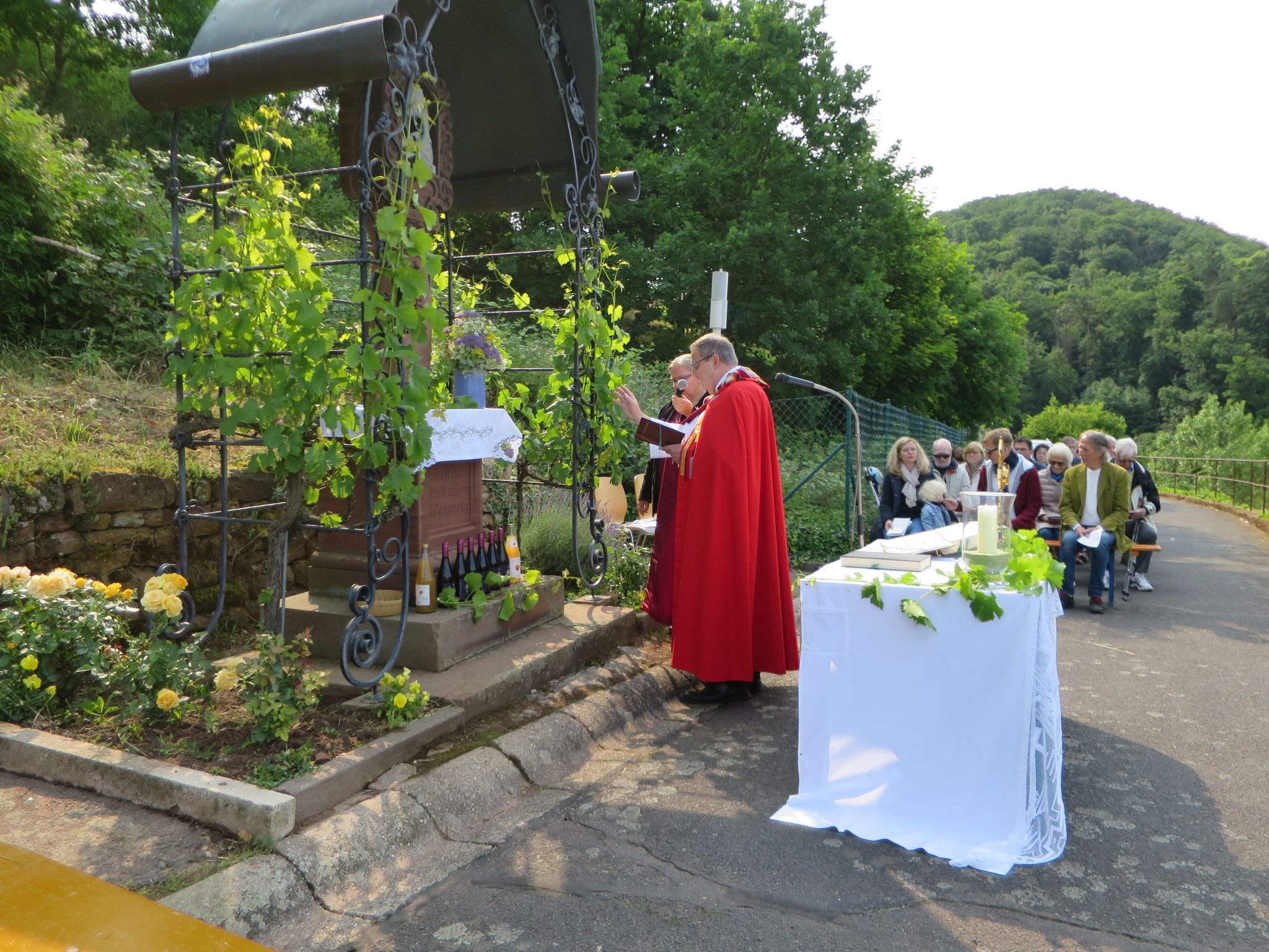 Segnung der Weine im Rahmen der Messfeier 2025 zu Ehren des Hl. Urbanus