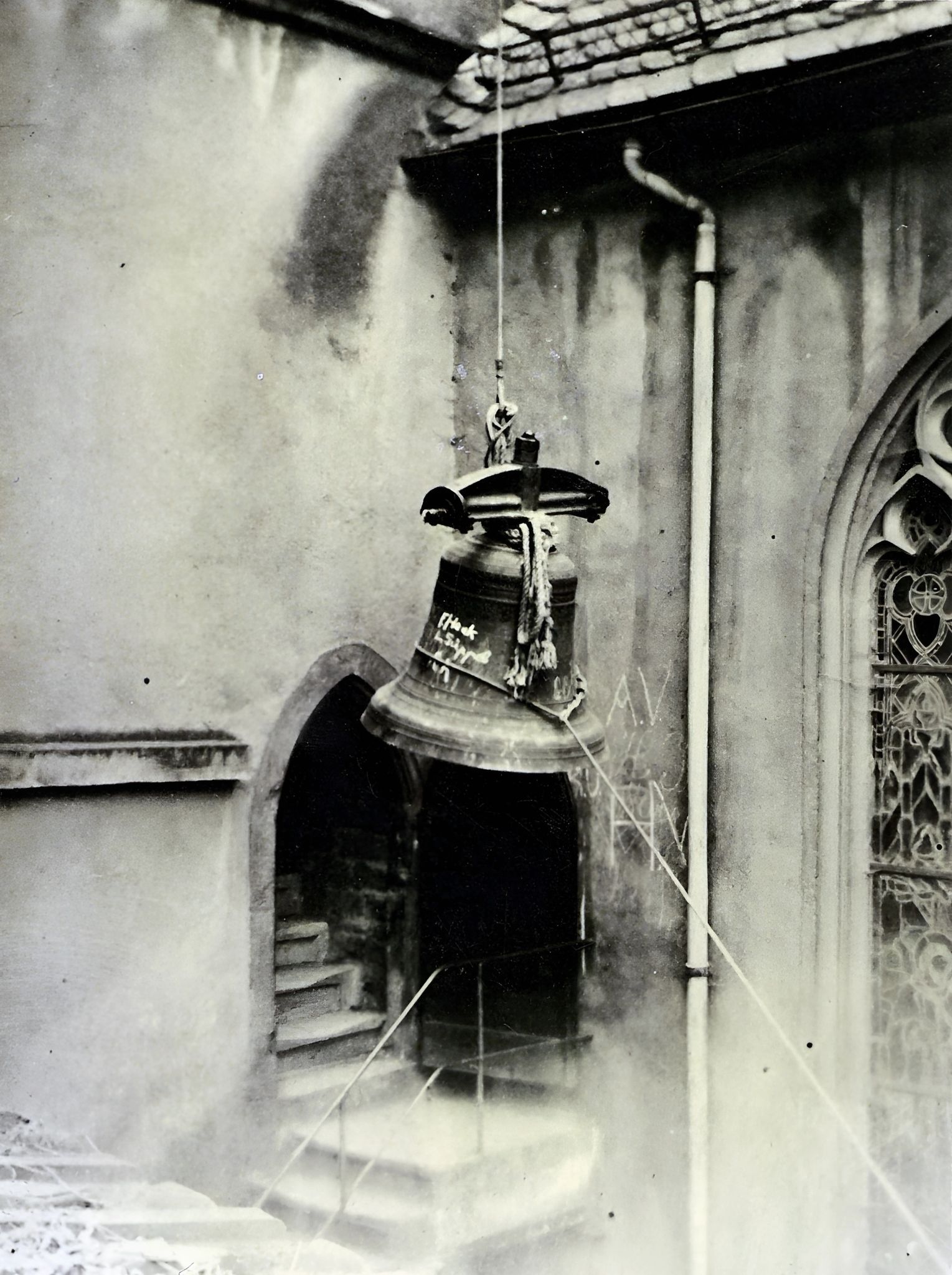 Abtransport der Klingenberger Glocken zum Einschmelzen Anfang Juni 1917