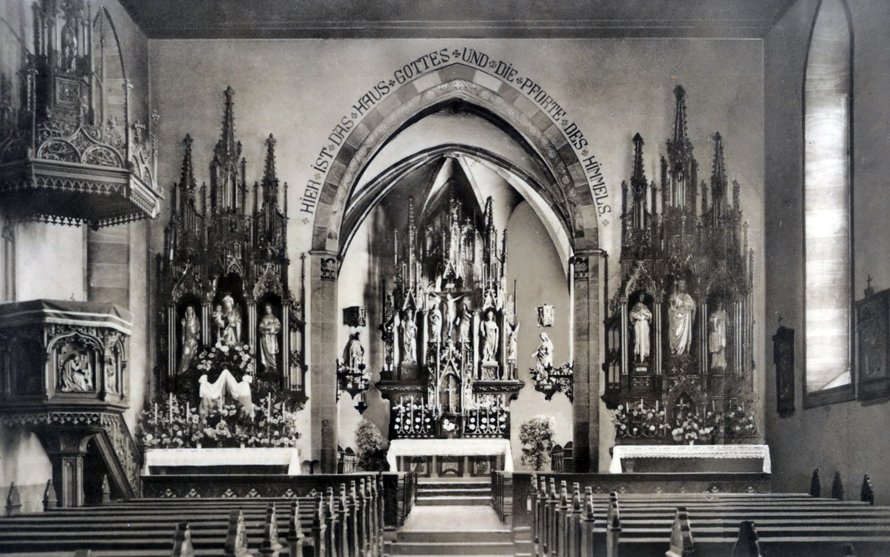 Innenansicht der Pfarrkirche St. Pankratius