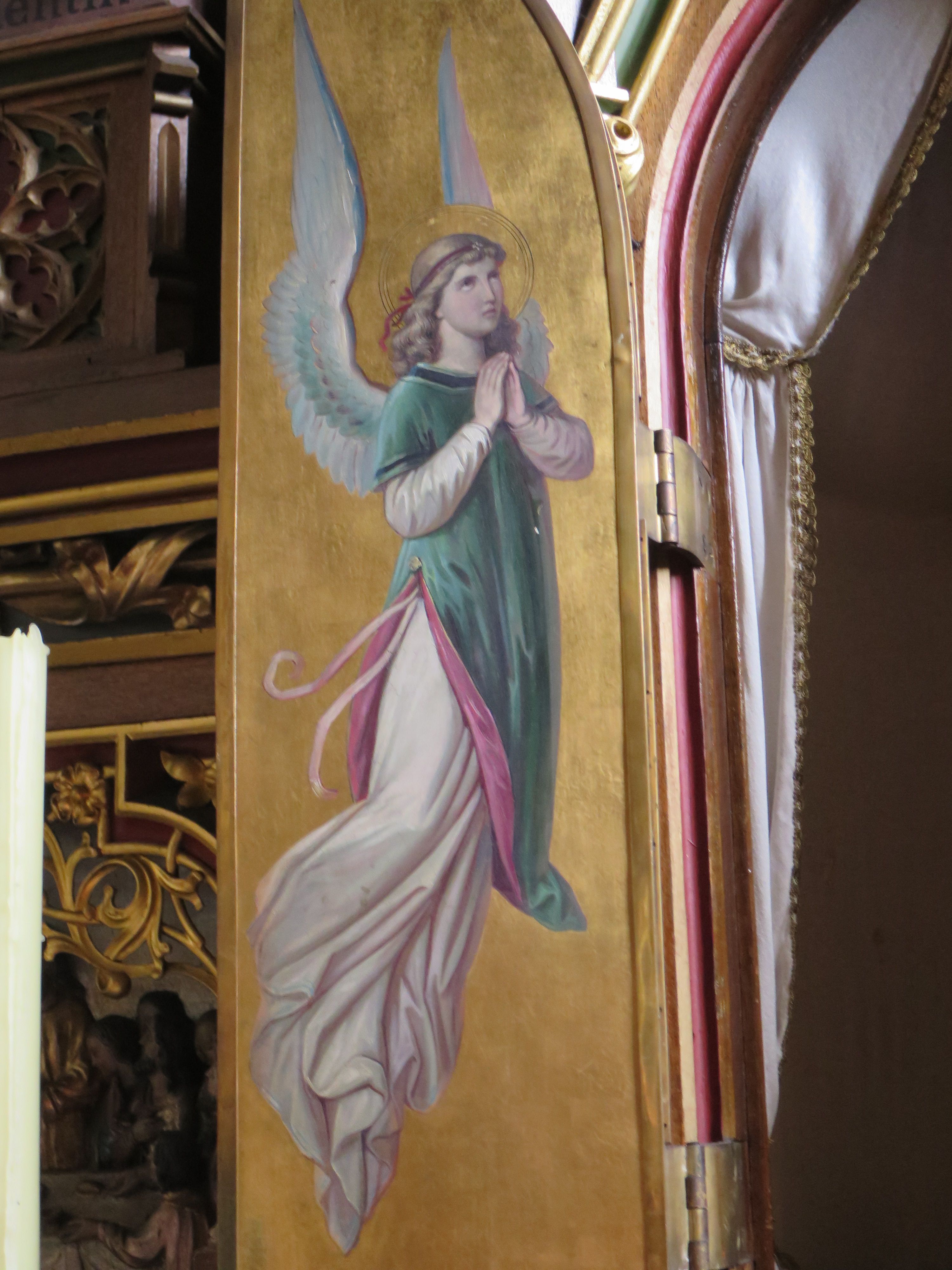 Sakramentnische über dem Tabernakel