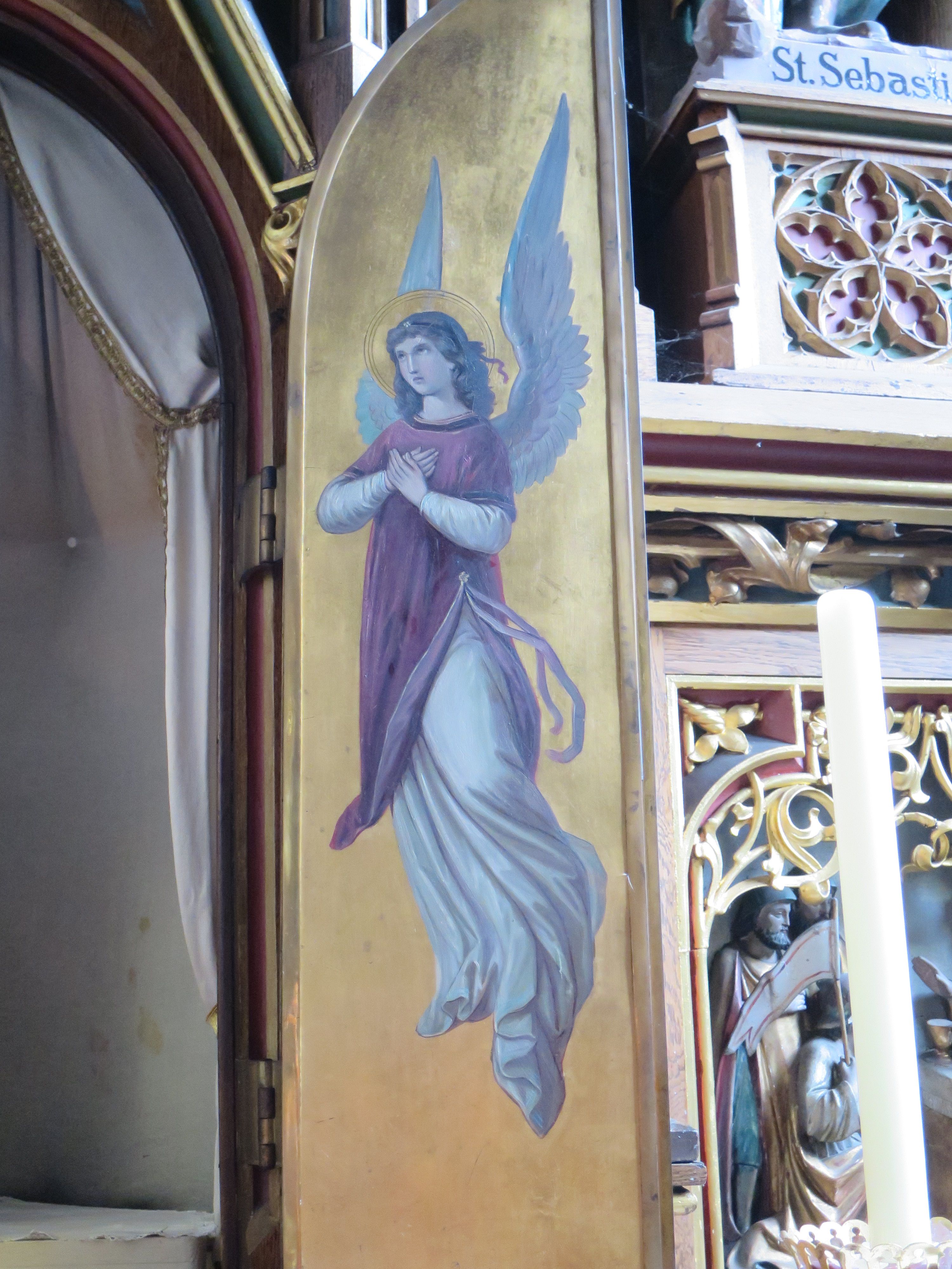 Sakramentnische über dem Tabernakel