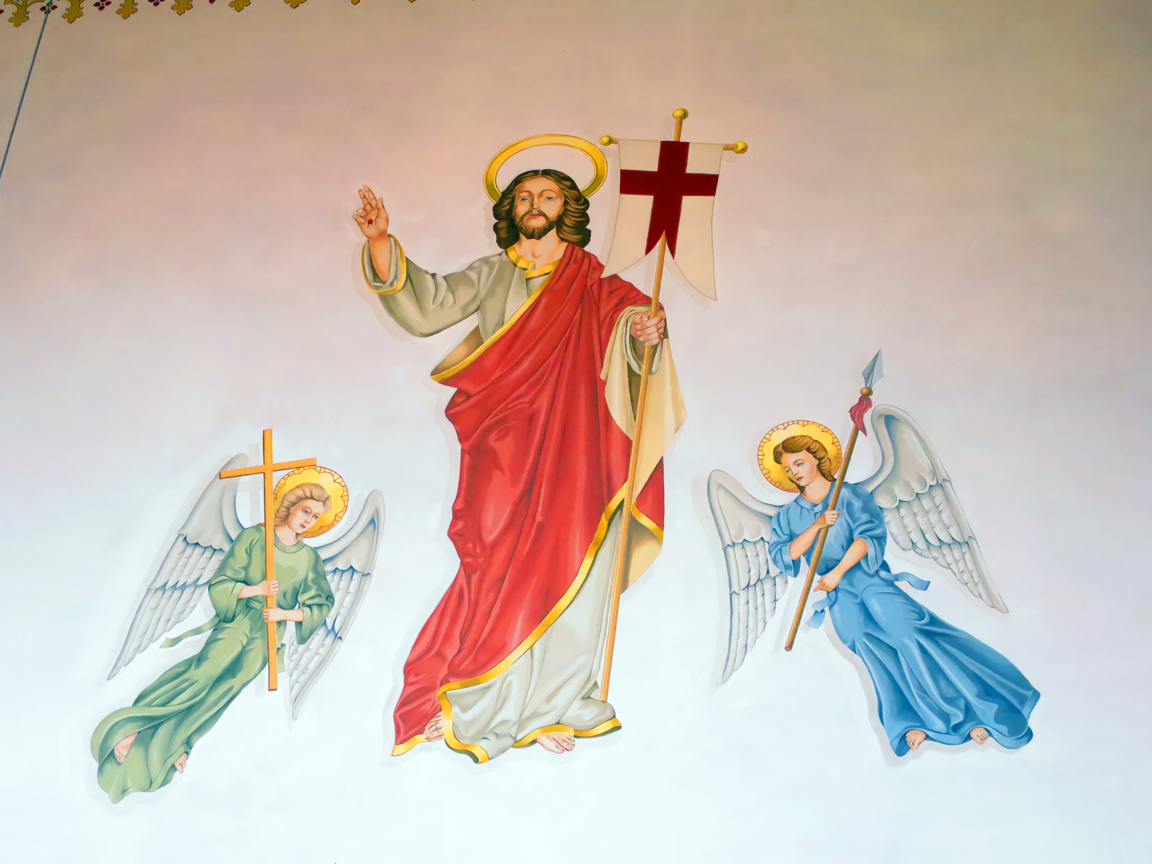 Gemälde mit dem auferstandenen Christus