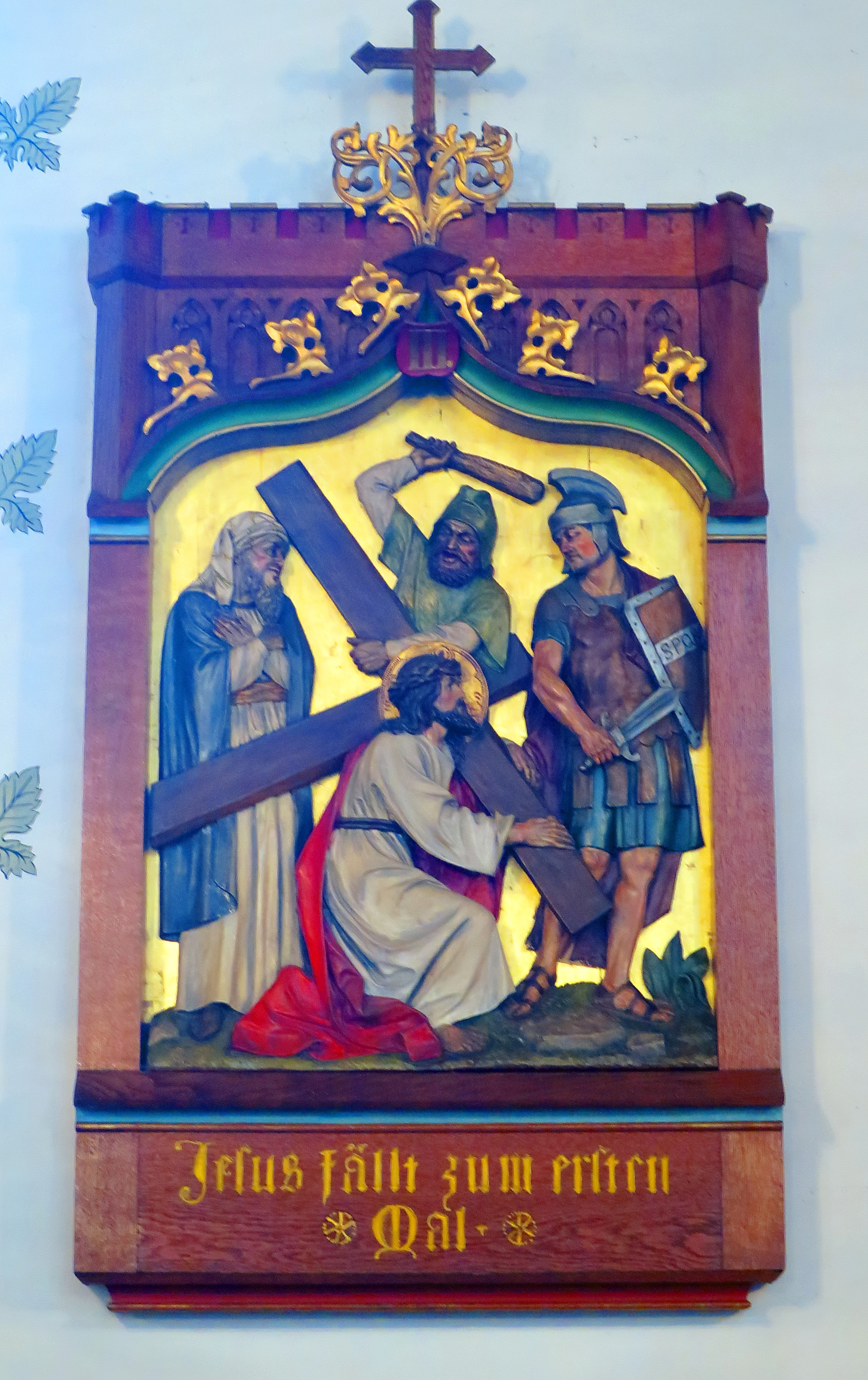 Der Kreuzweg Station 3