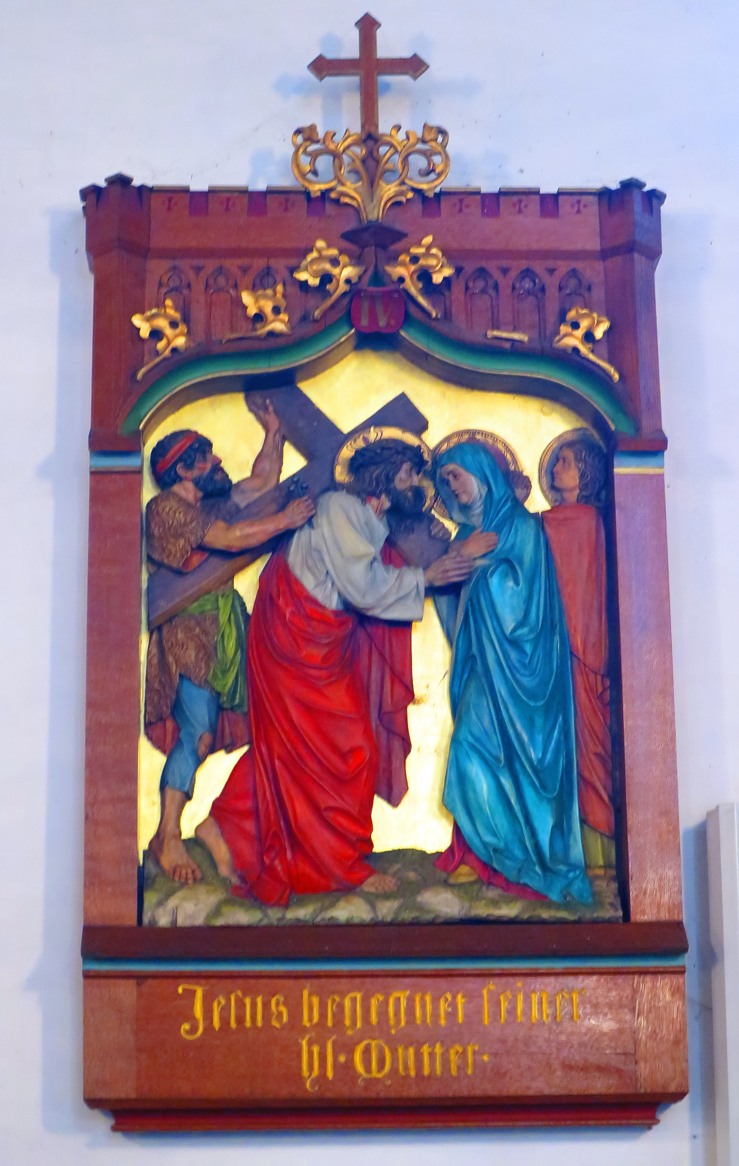 Der Kreuzweg Station 4