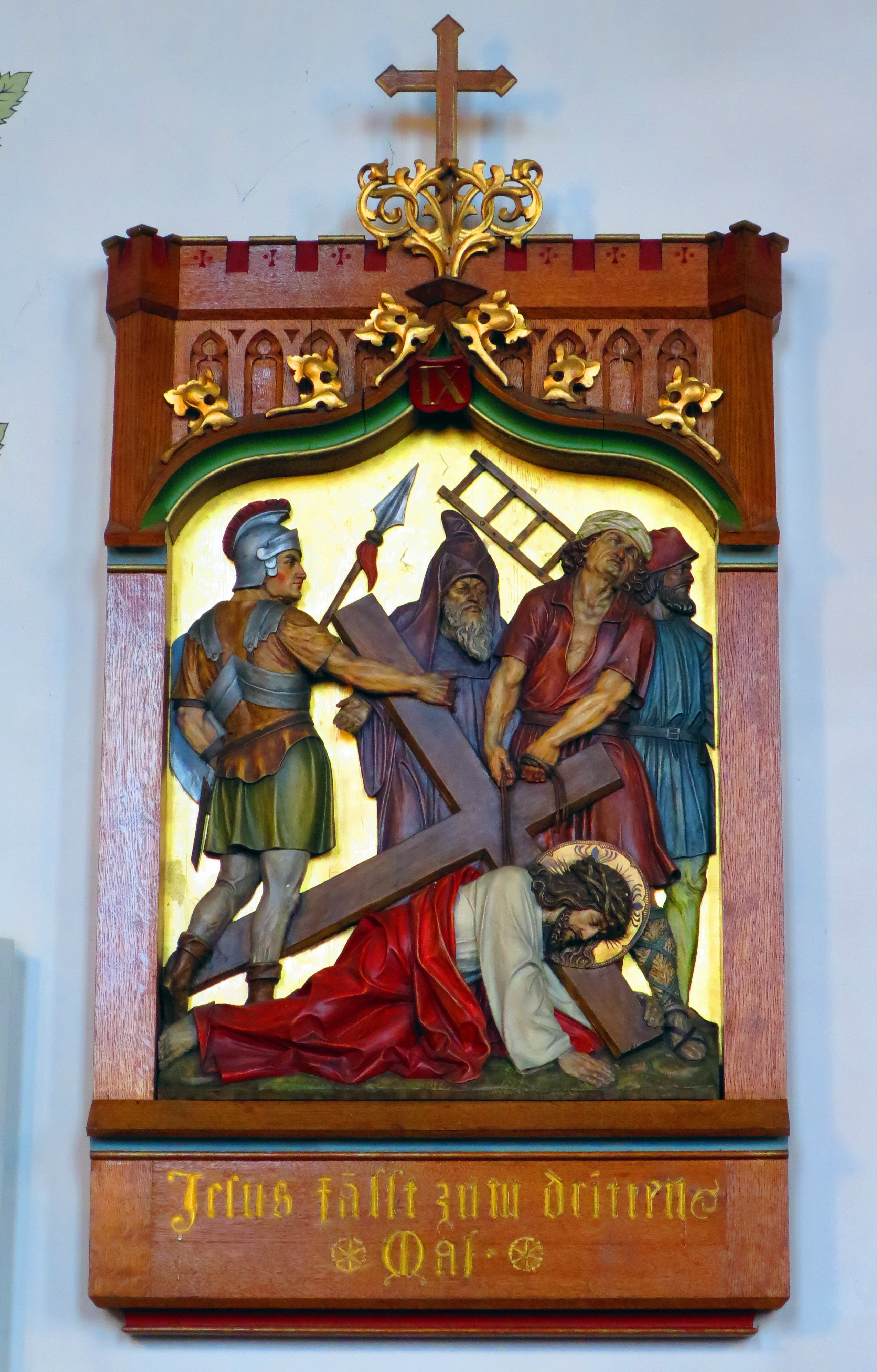 Der Kreuzweg Station 9