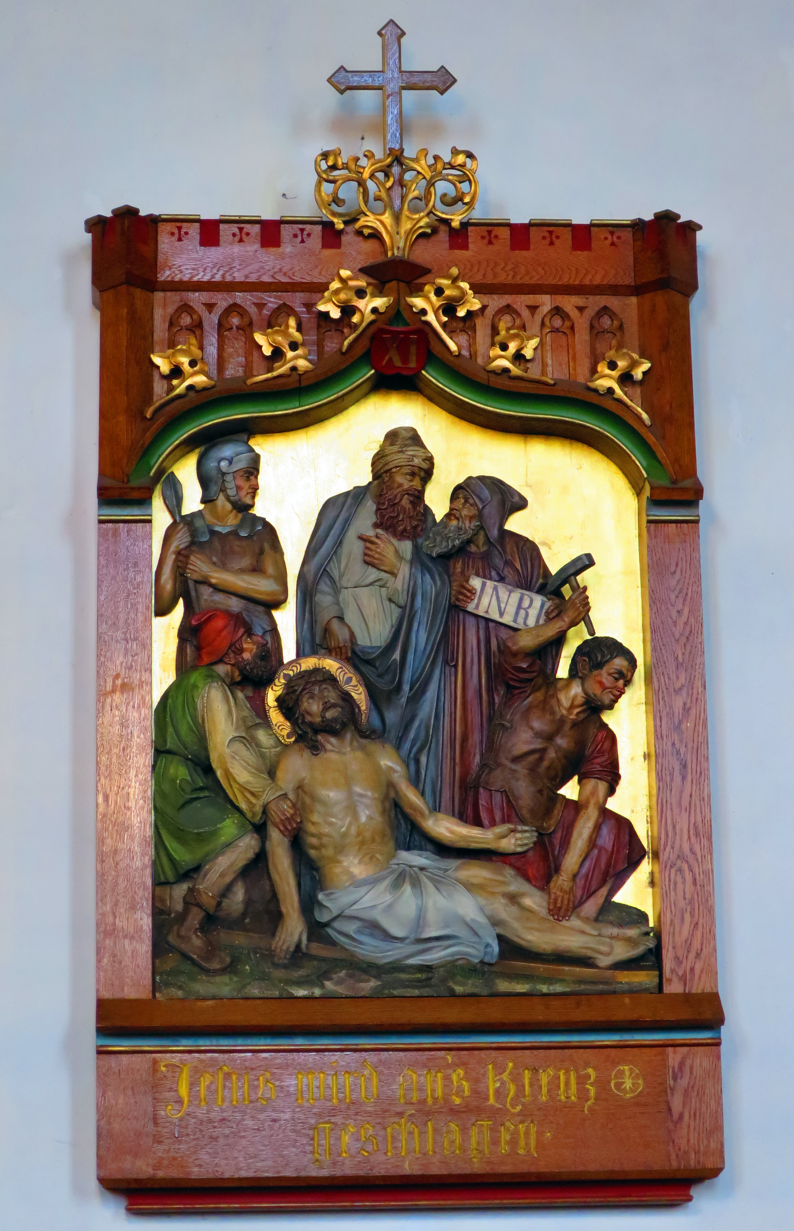 Der Kreuzweg Station 11