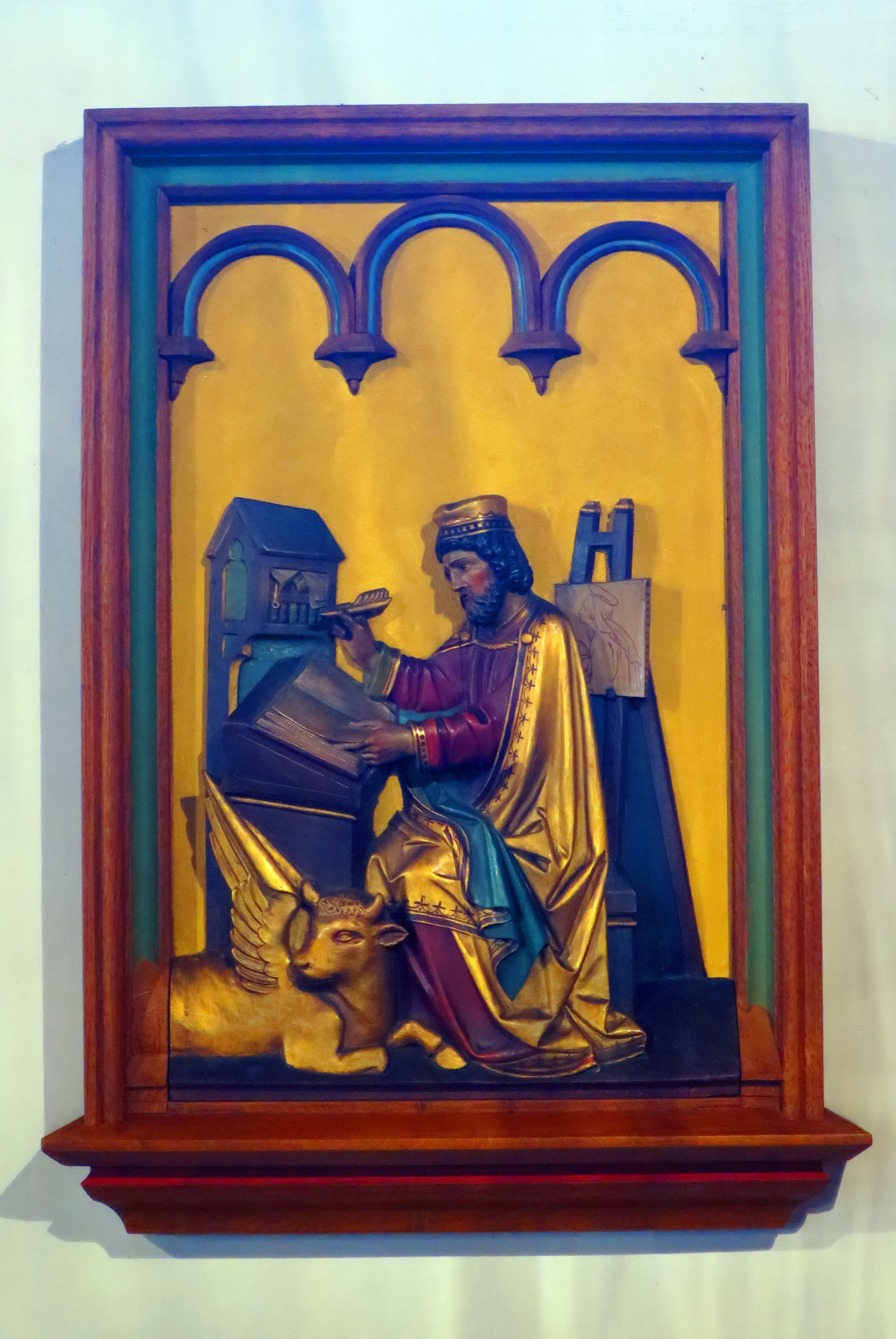 Abbildung des Evangelisten Lukas