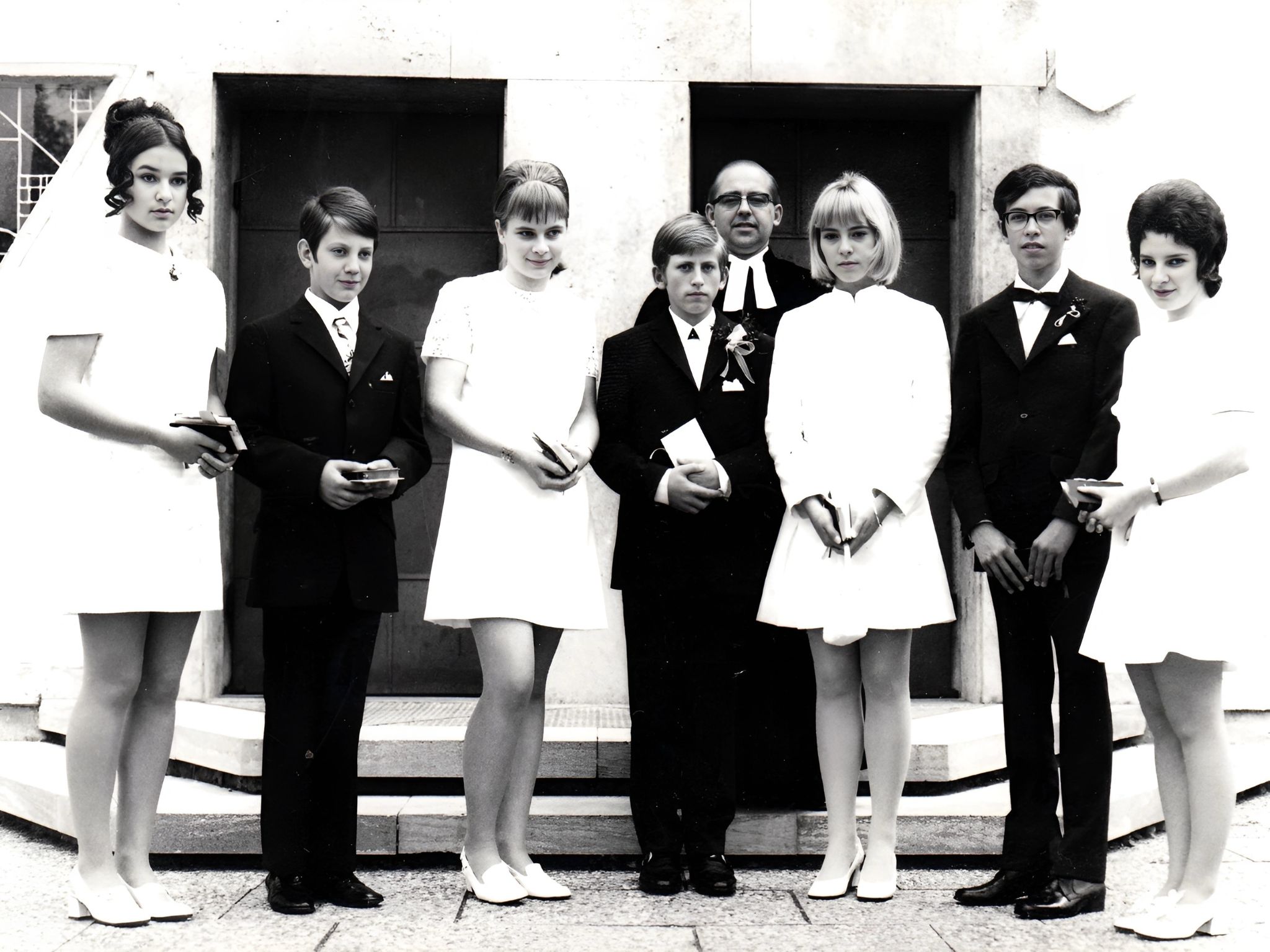 Gruppenfoto Konfirmation 1971