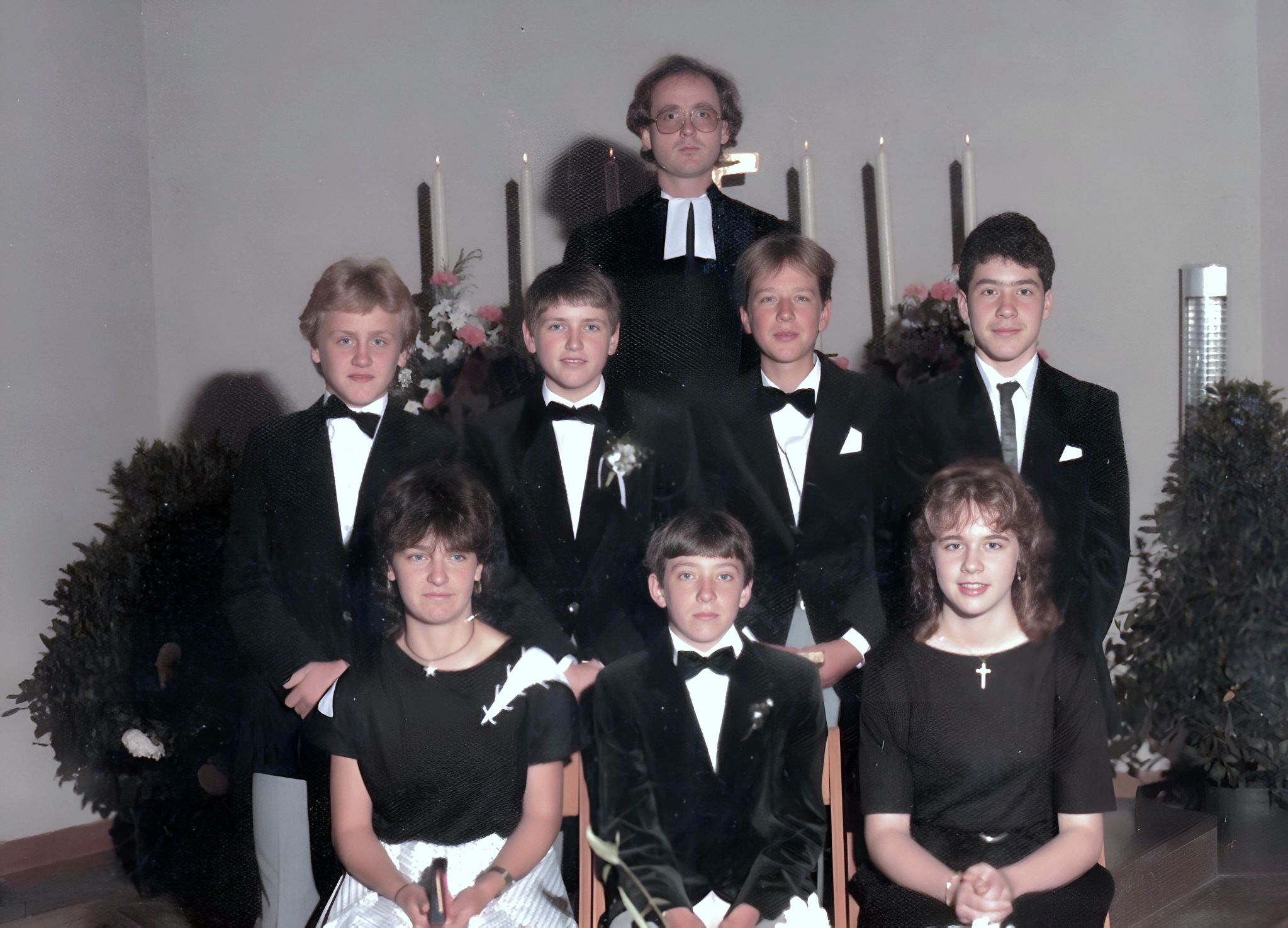 Gruppenfoto Konfirmation 1984