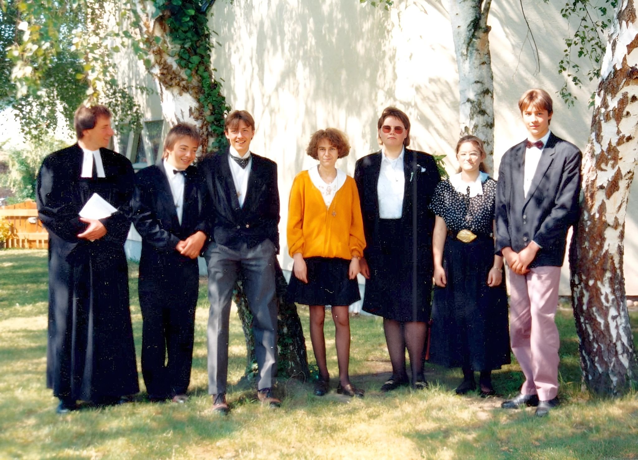 Gruppenfoto Konfirmation 1990