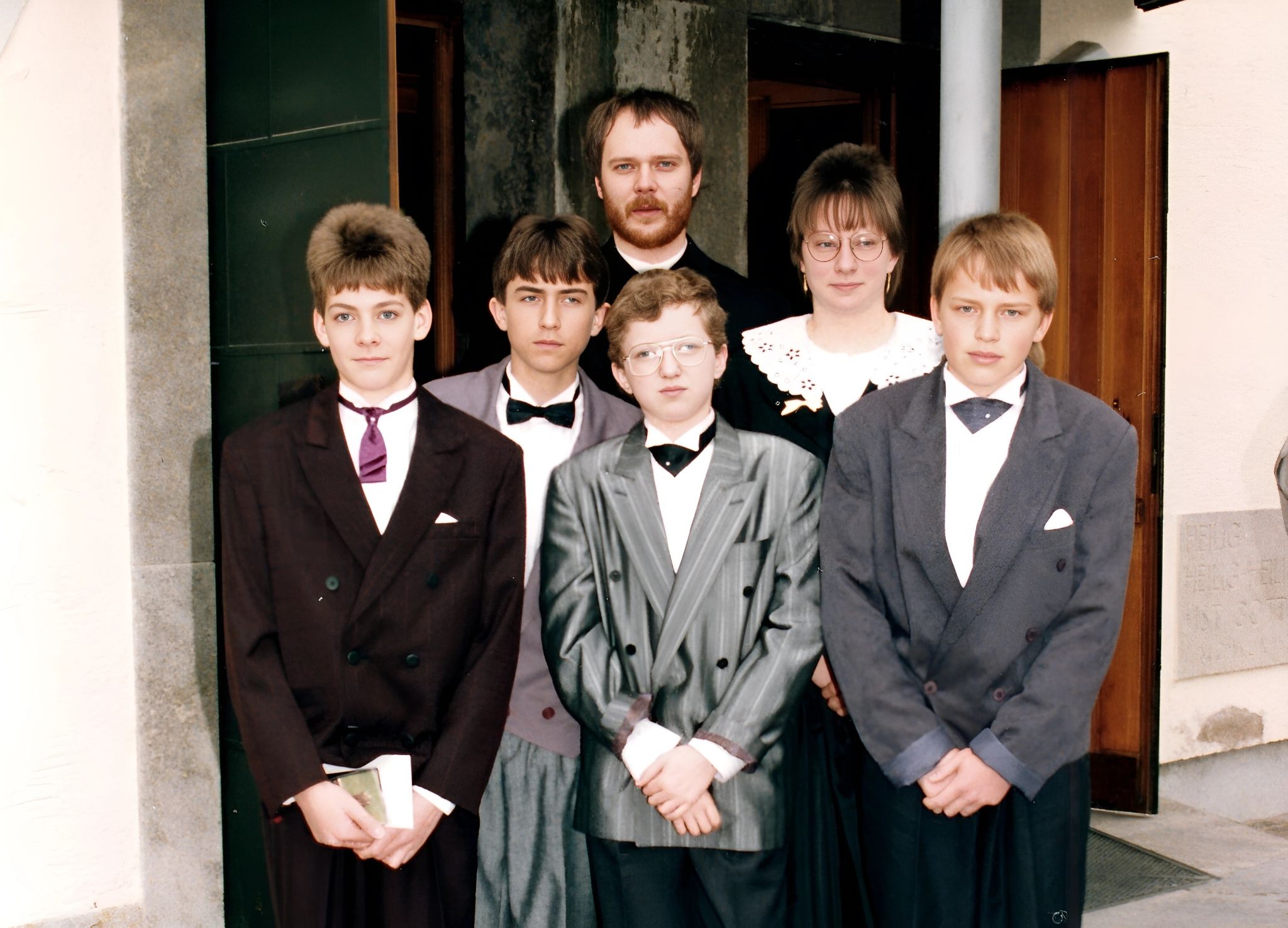 Gruppenfoto Konfirmation 1991