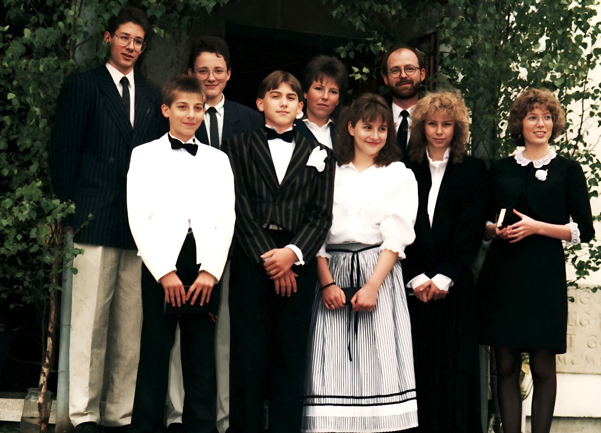 Gruppenfoto Konfirmation 1998