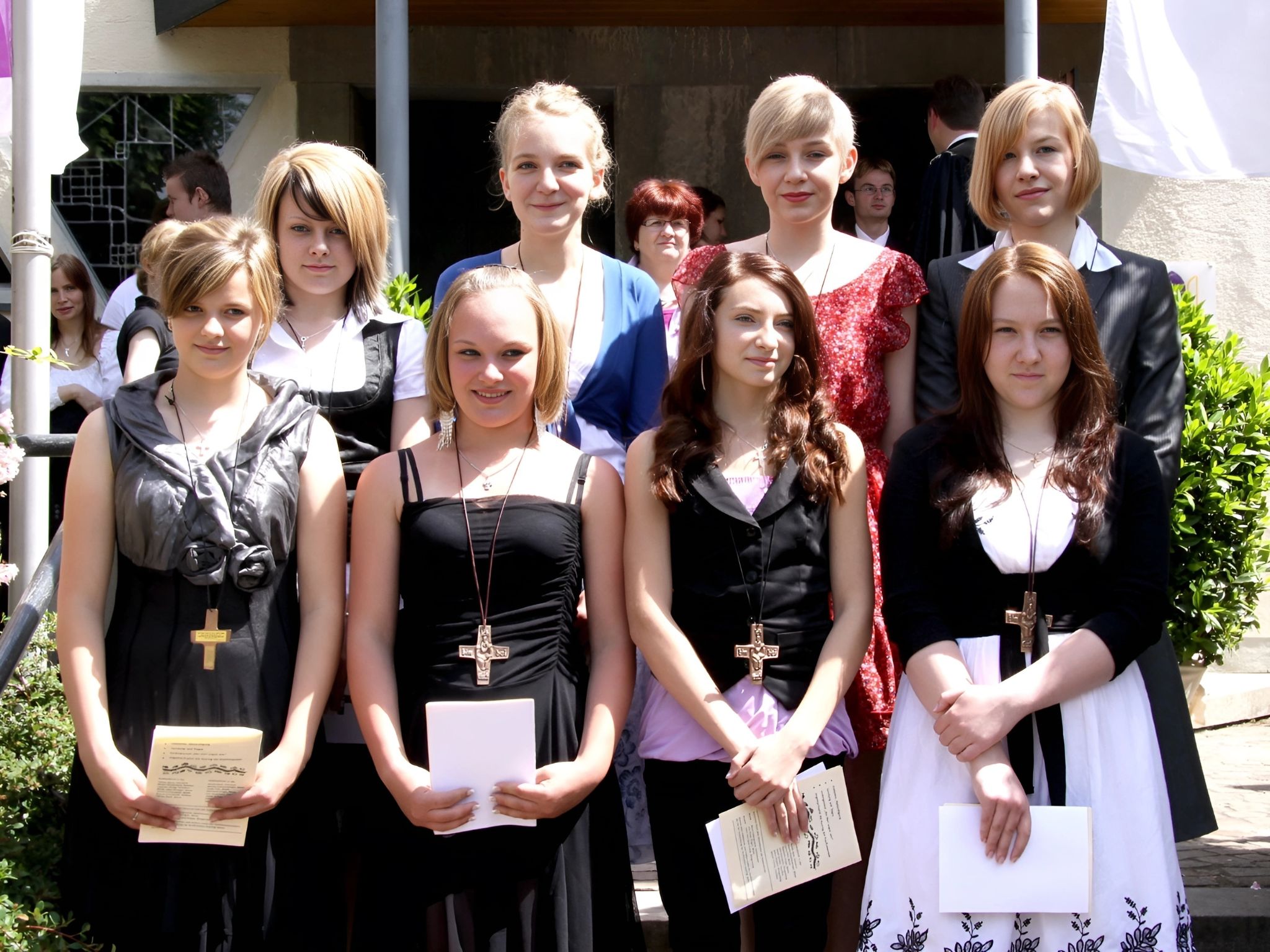 Gruppenfoto Konfirmation 2009