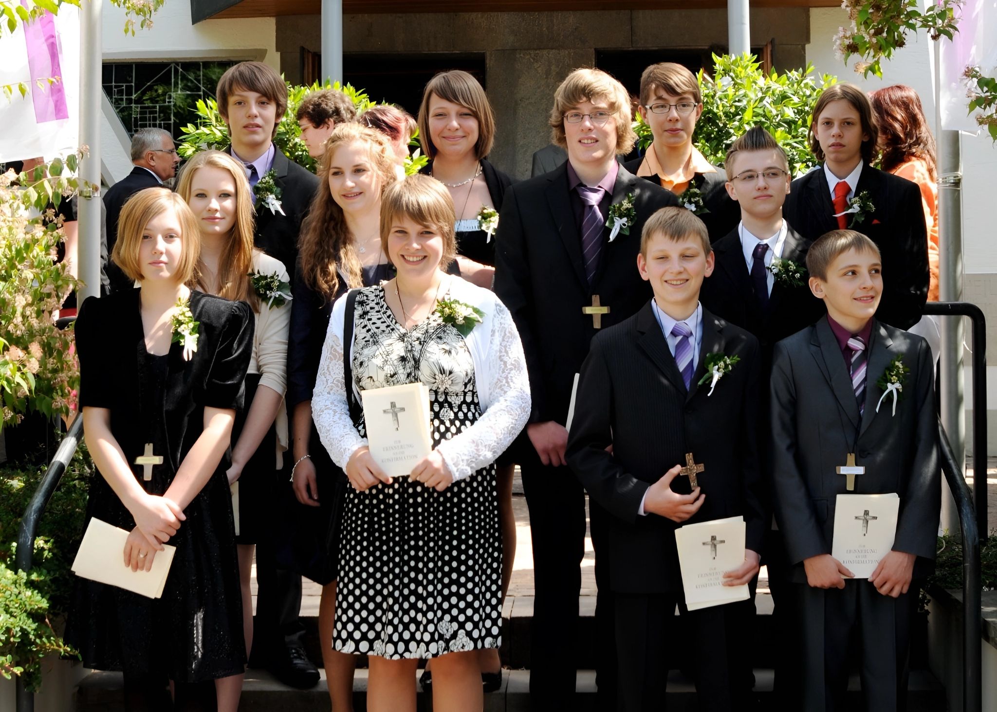 Gruppenfoto Konfirmation 2011
