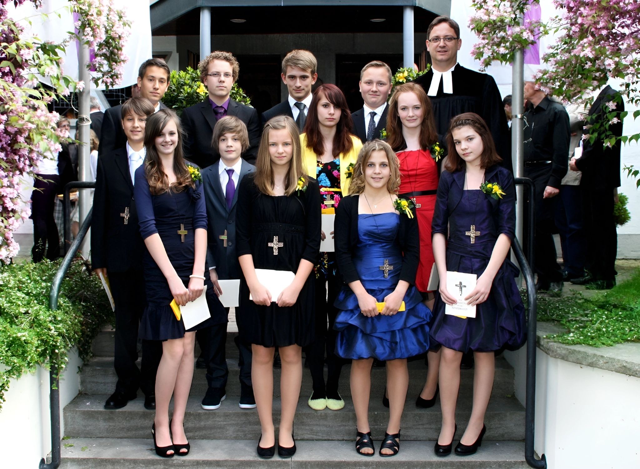 Gruppenfoto Konfirmation 2012