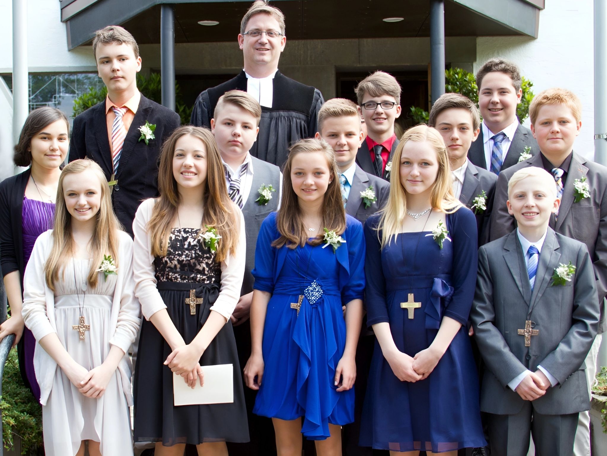 Gruppenfoto Konfirmation 2014