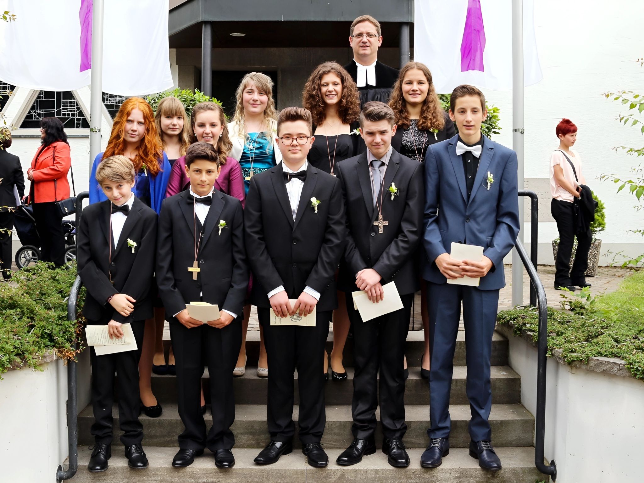 Gruppenfoto Konfirmation 2015