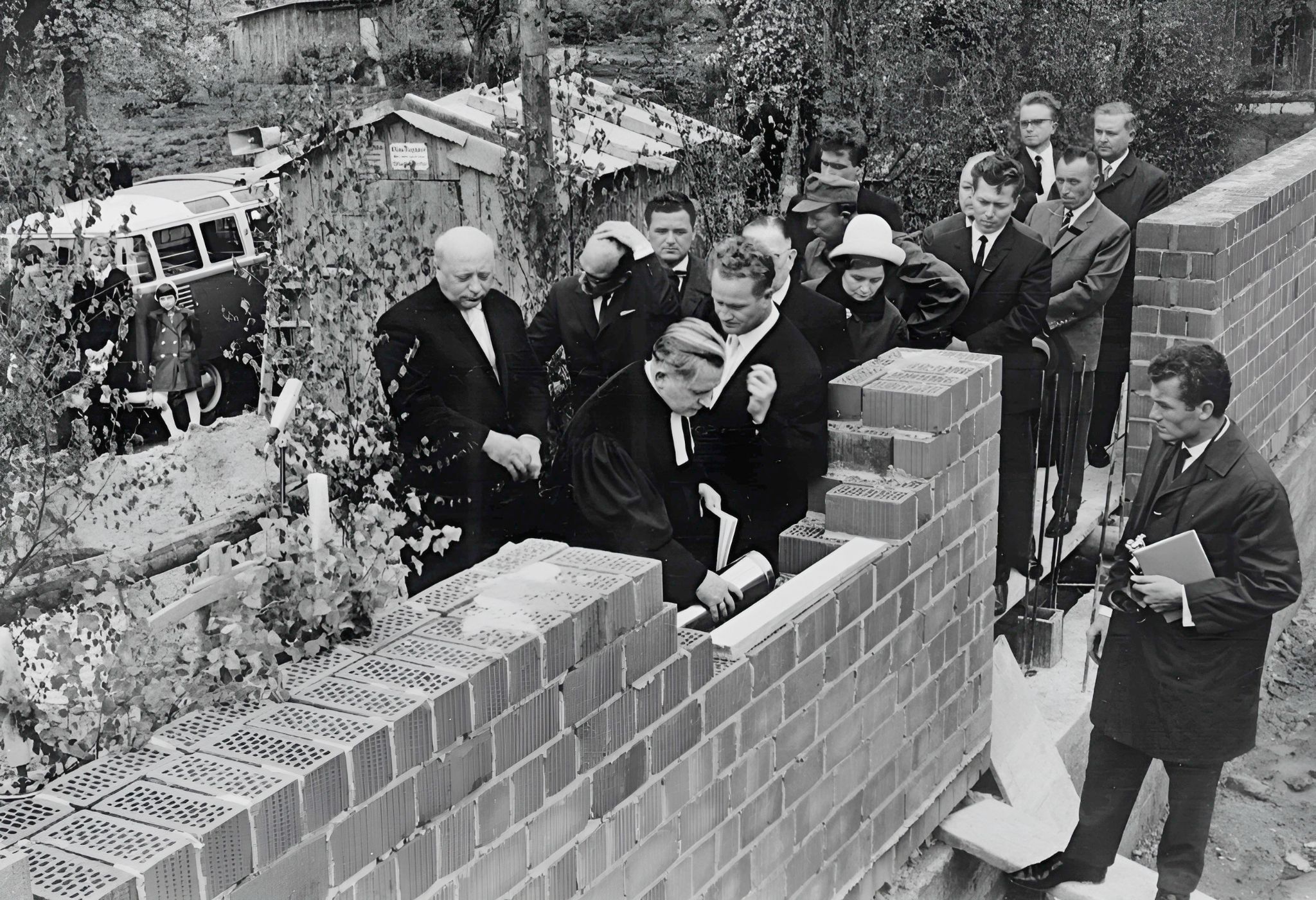 Grundsteinlegung  am Sonntag, 9. Mai 1965