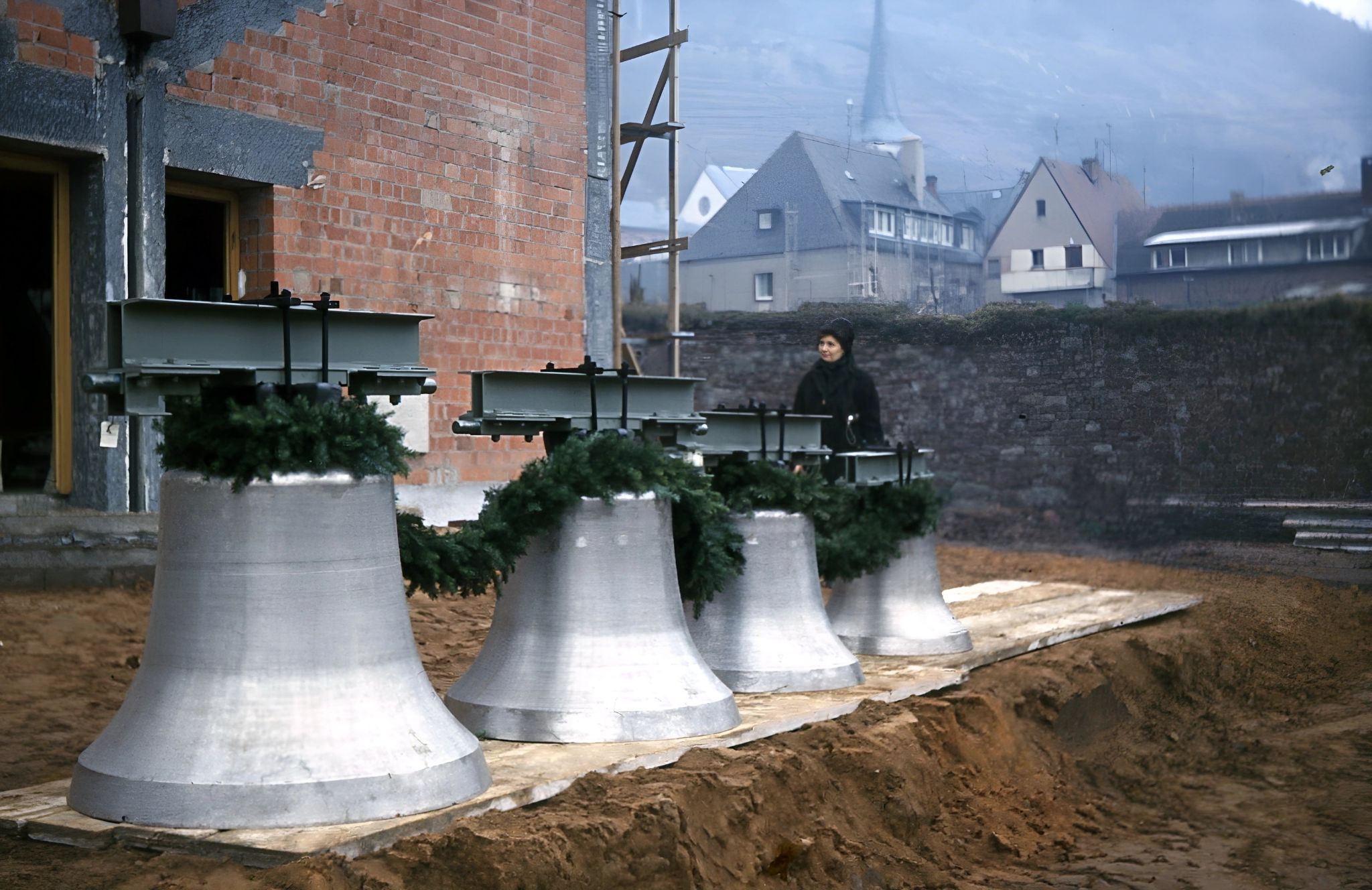 Die Glocken werden installiert