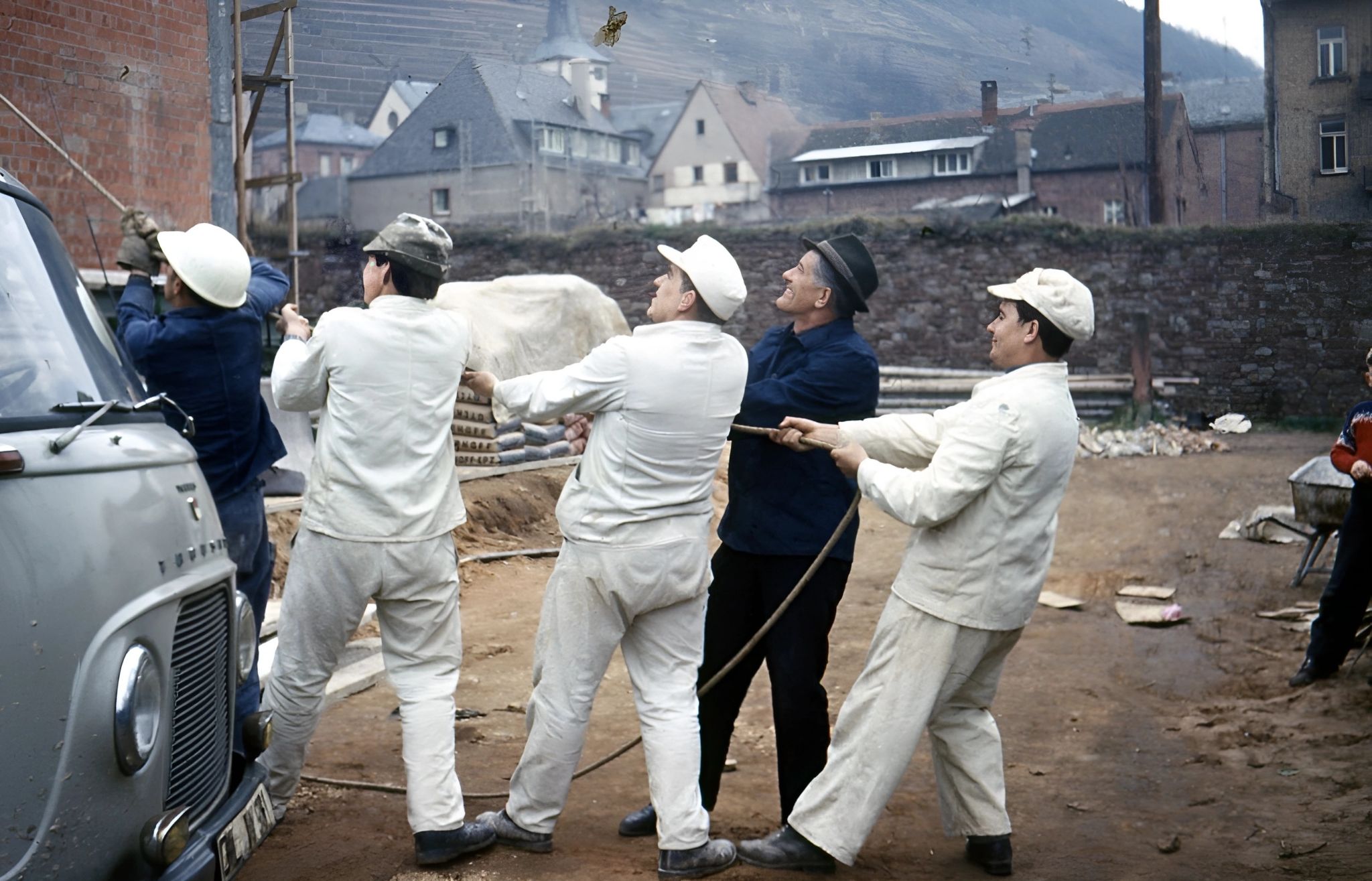 Die Glocken werden installiert