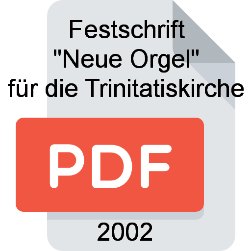 Z Festschrift Neue Orgel Trinitatiskirche 2002