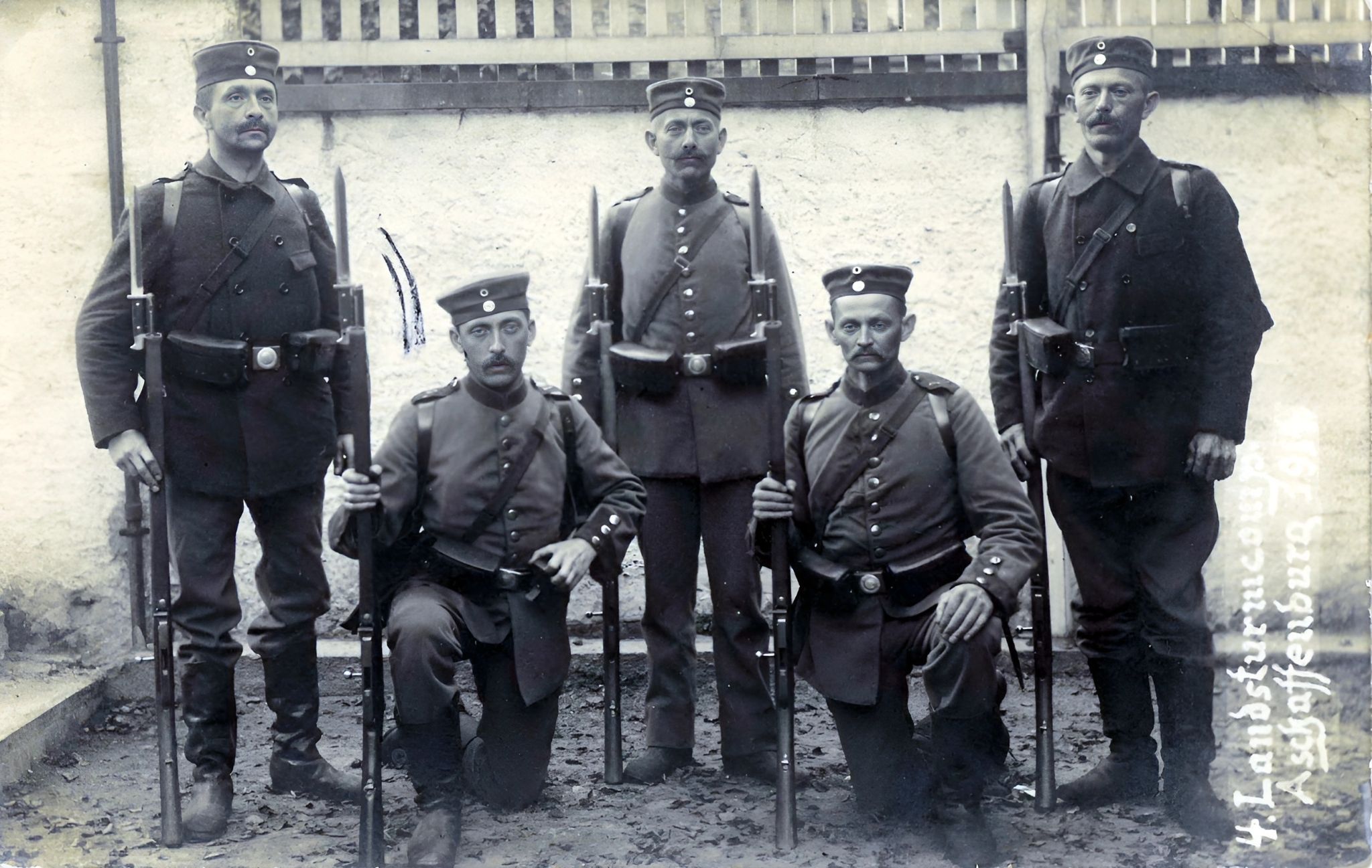 Viertes Landsturmcamp 1917 Aschaffenburg