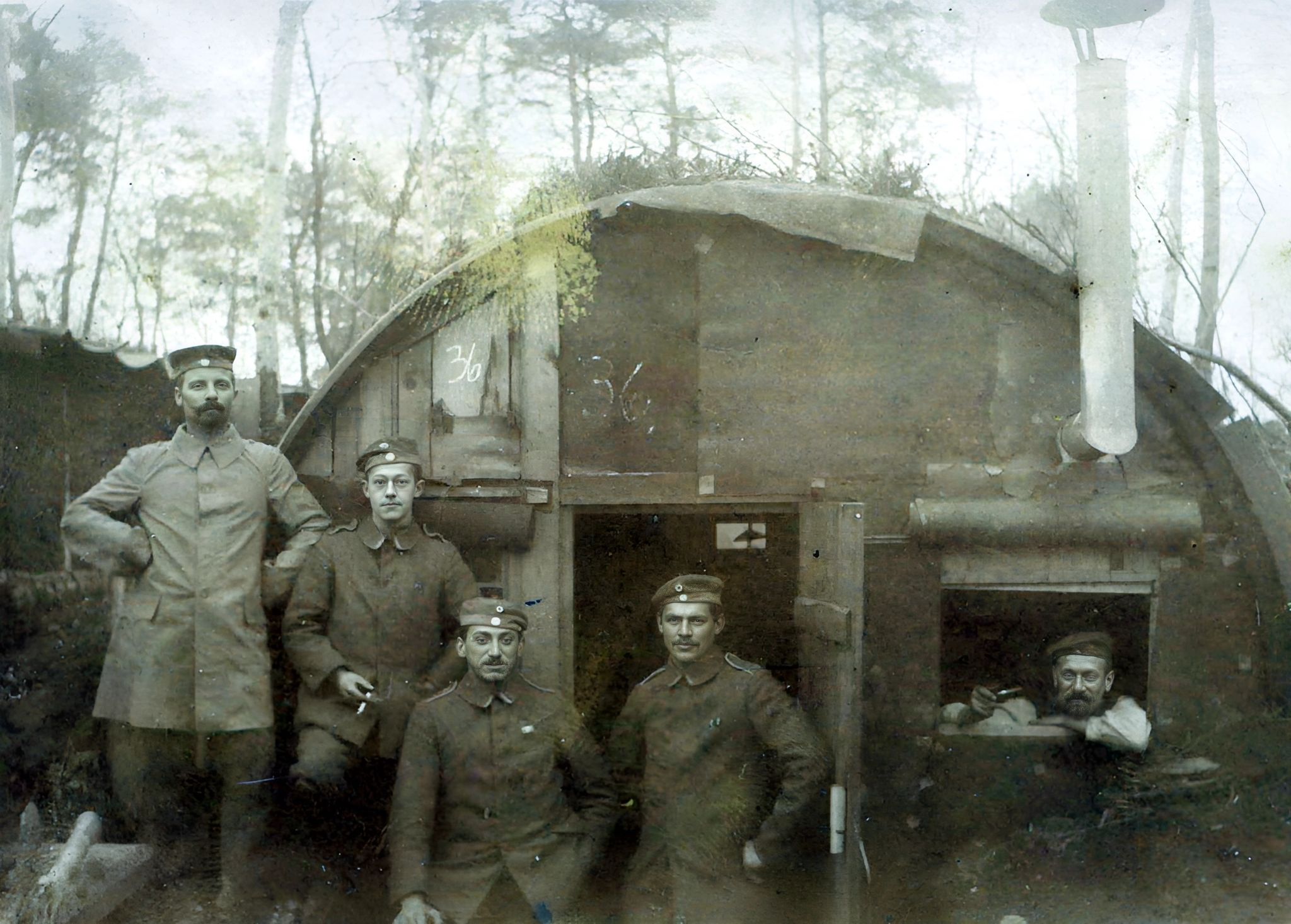 Foto aus dem ersten Weltkrieg 1918