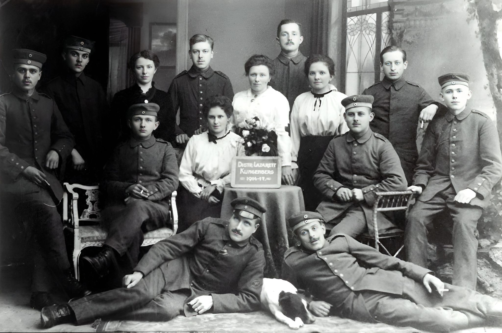 Gruppenfoto "Distriktlazarett 1914-1917"
