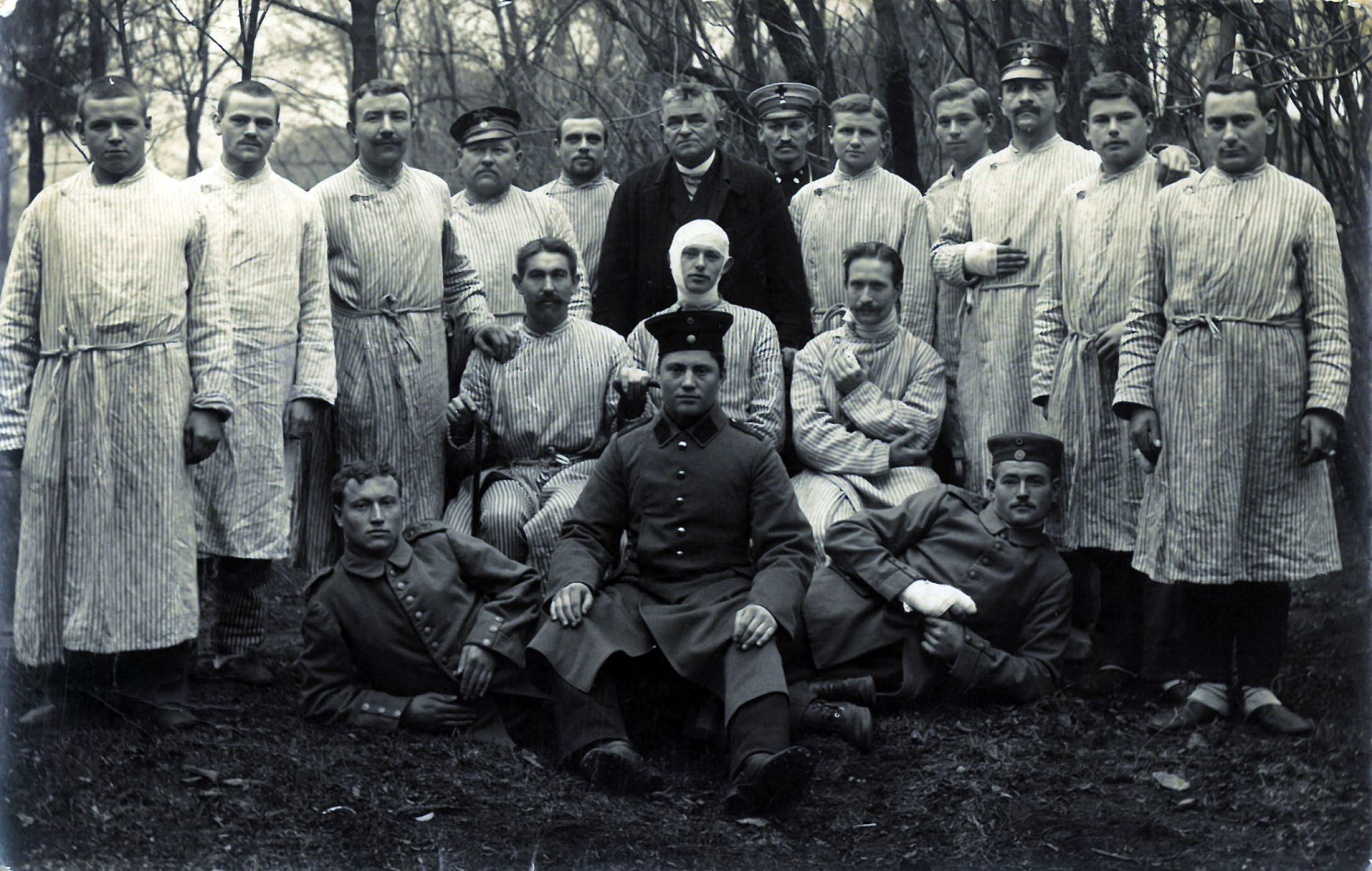 Gruppenfoto Vereinslazarett 1916