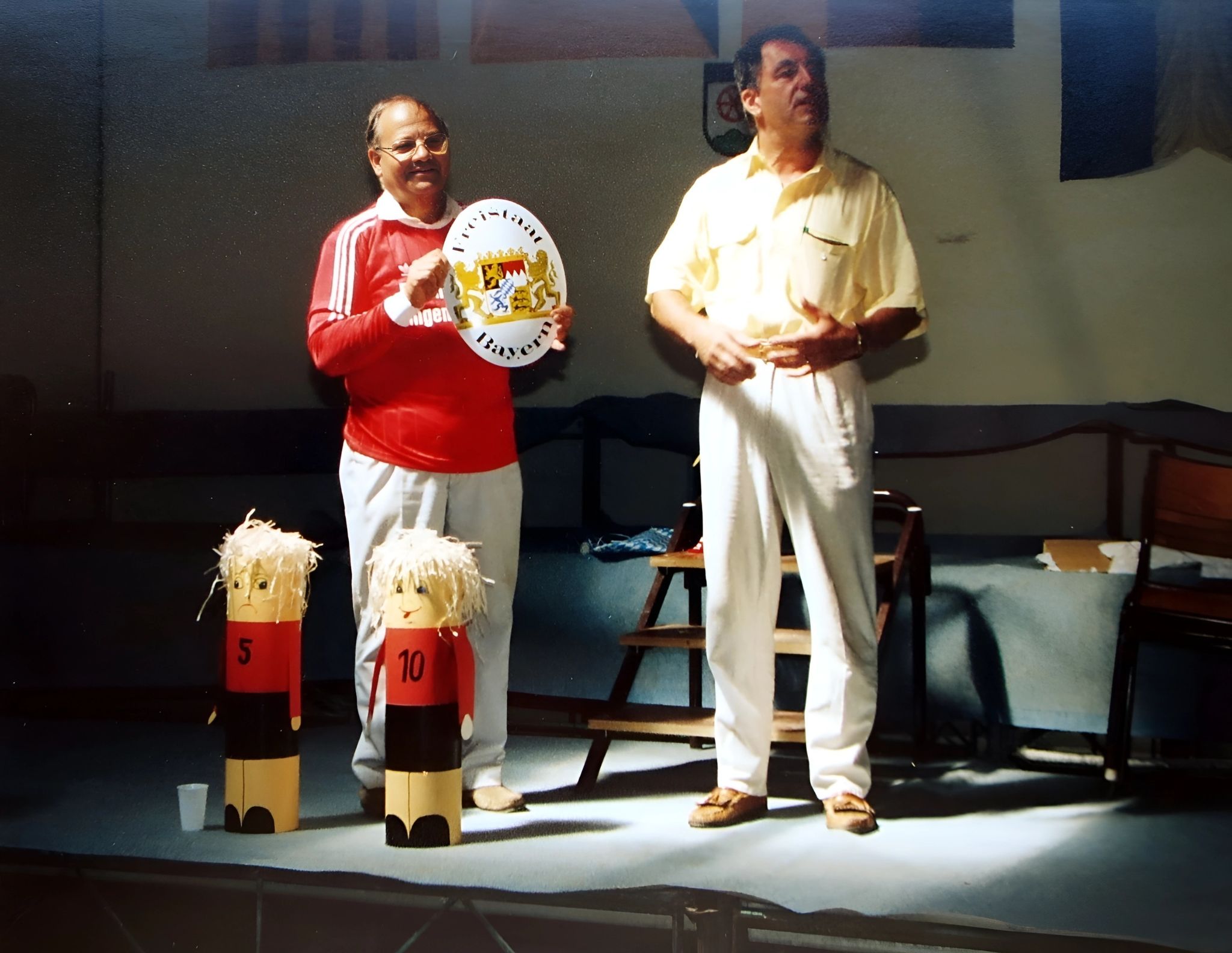 Die beiden Bürgermeister Michel Carrique und Siegmar Markert