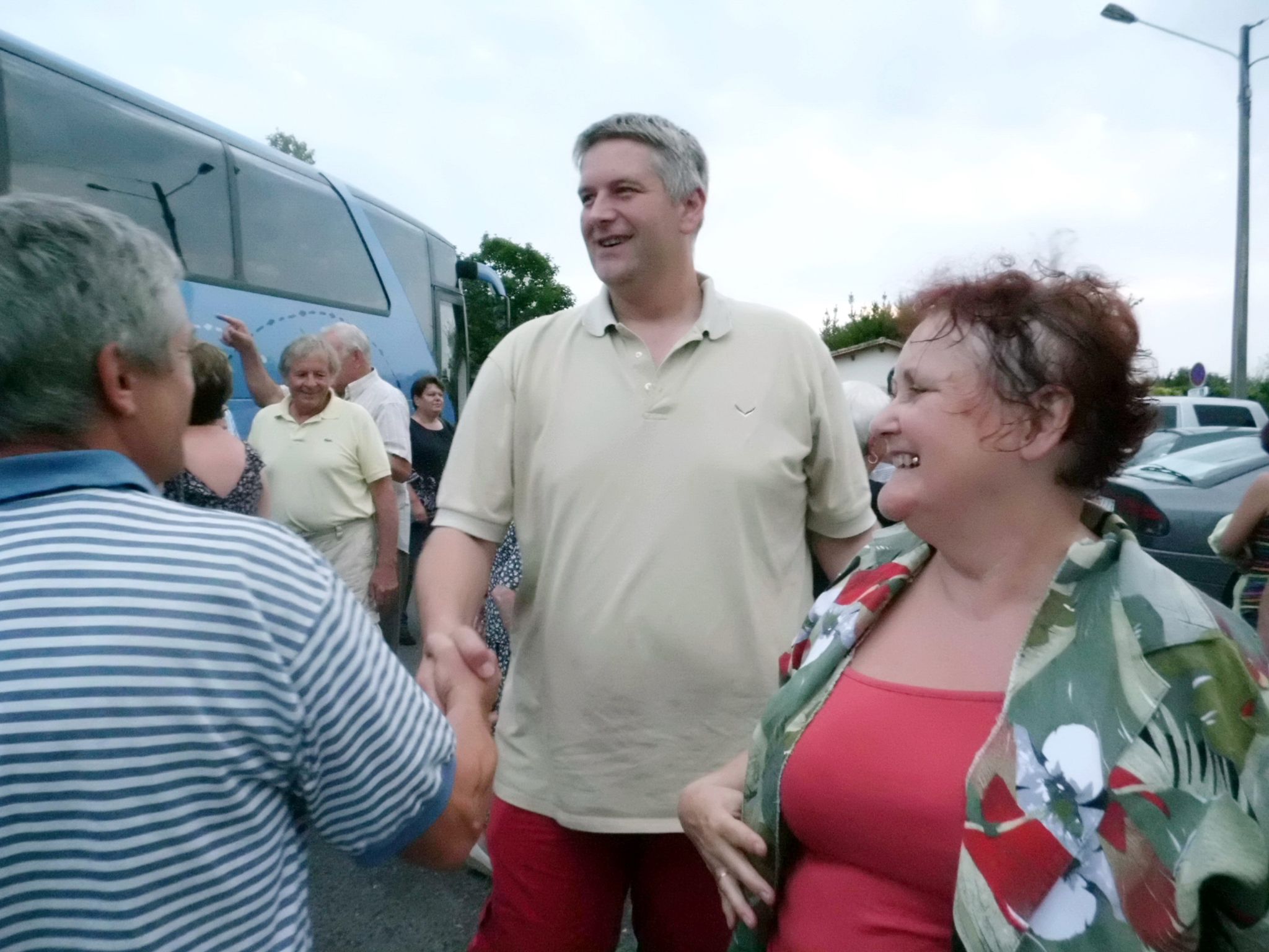 Ankunft in St. Laurent d'Arce 2011