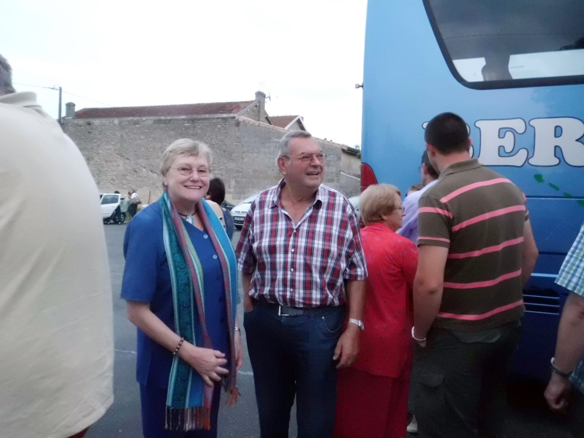 Ankunft in St. Laurent d'Arce 2011