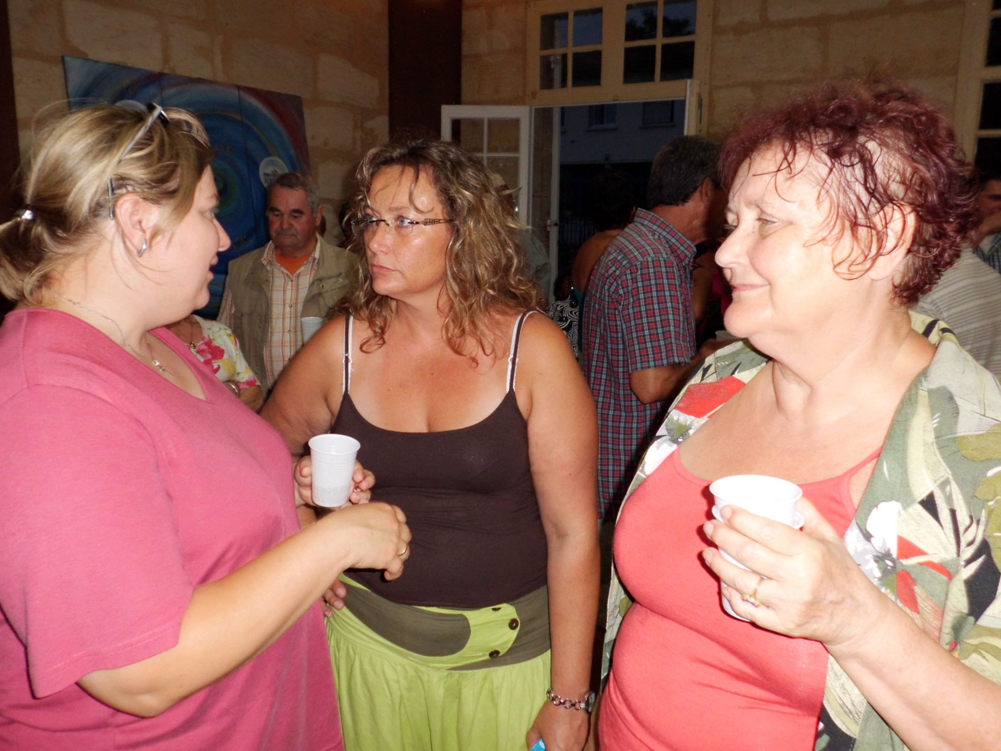 Während des Besuchs in St. Laurent d'Arce 2011