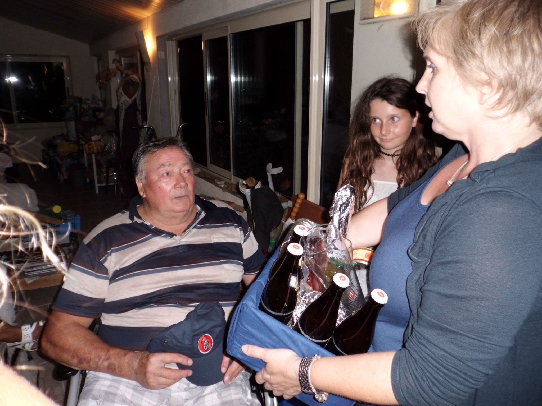 Während des Besuchs in St. Laurent d'Arce 2011