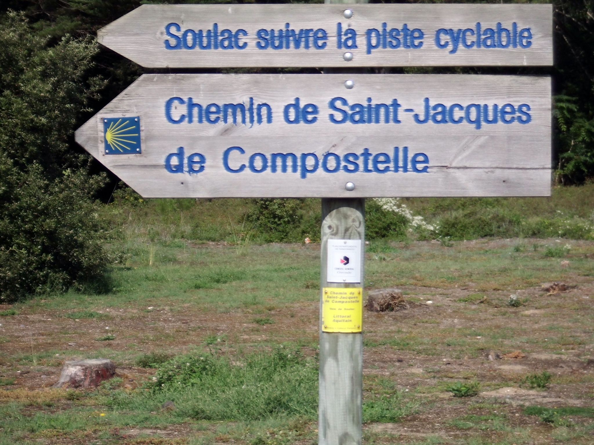 Während des Besuchs in St. Laurent d'Arce 2011