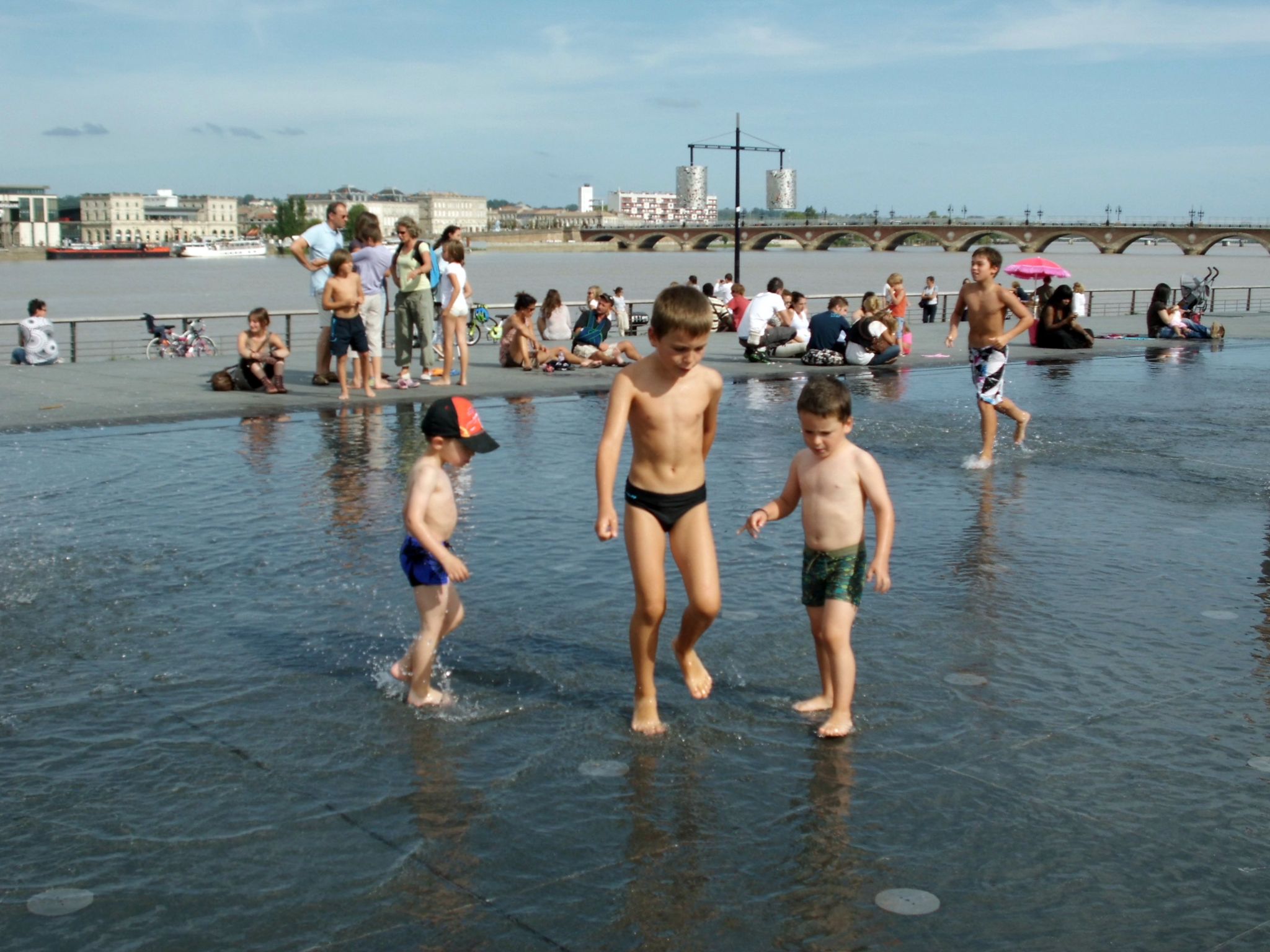Während des Besuchs in St. Laurent d'Arce 2011