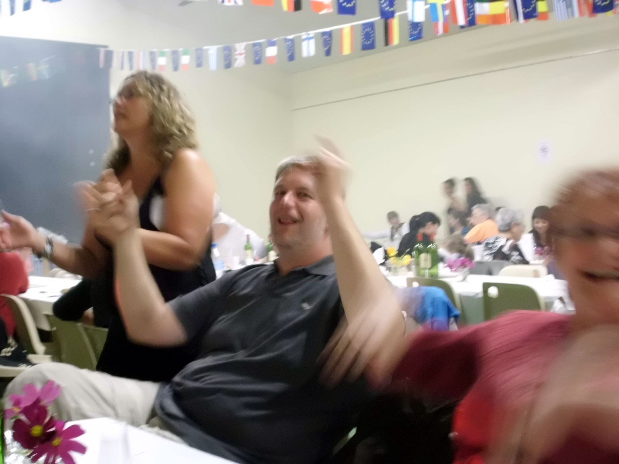 Während des Besuchs in St. Laurent d'Arce 2011