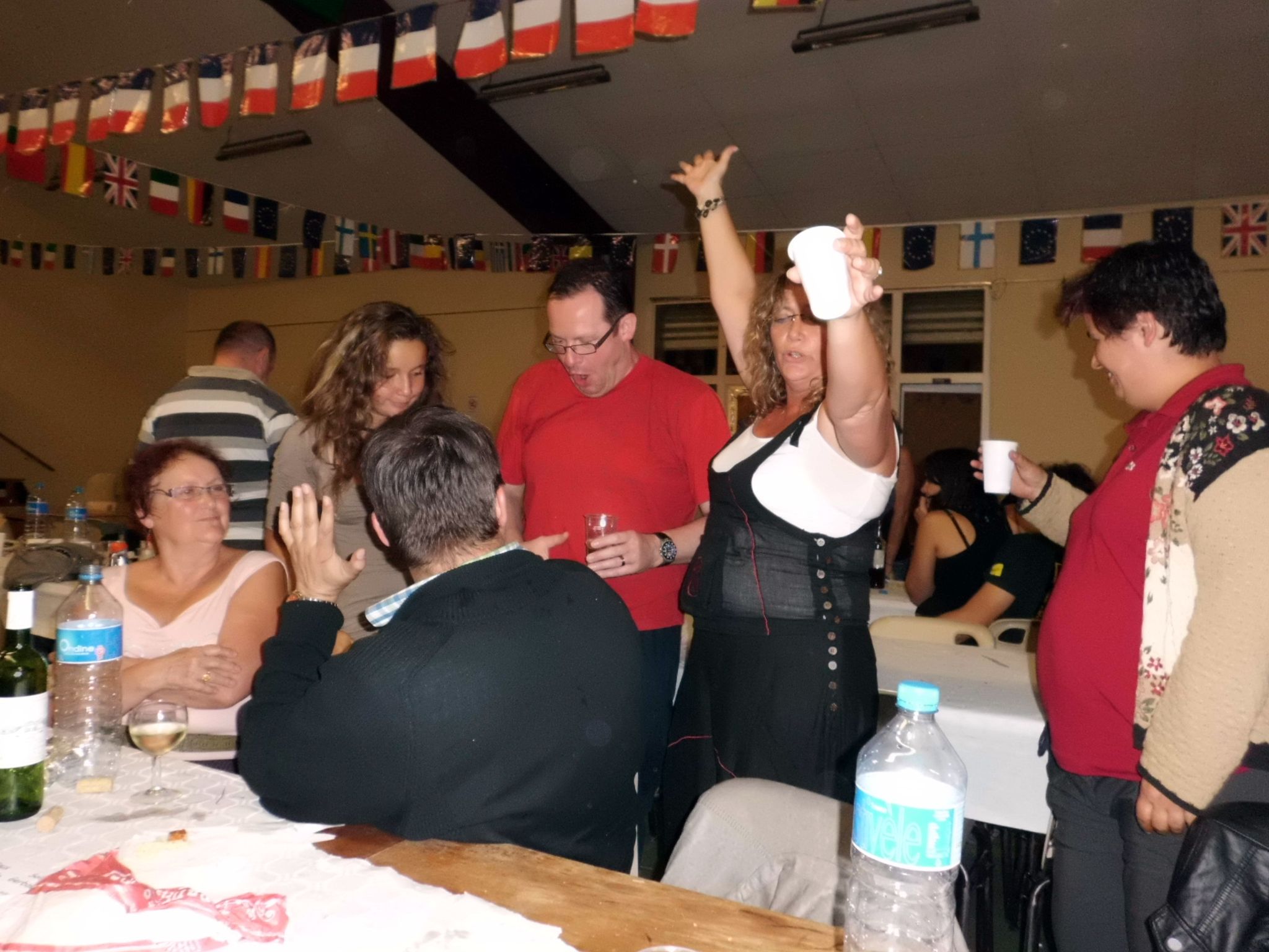 Während des Besuchs in St. Laurent d'Arce 2011