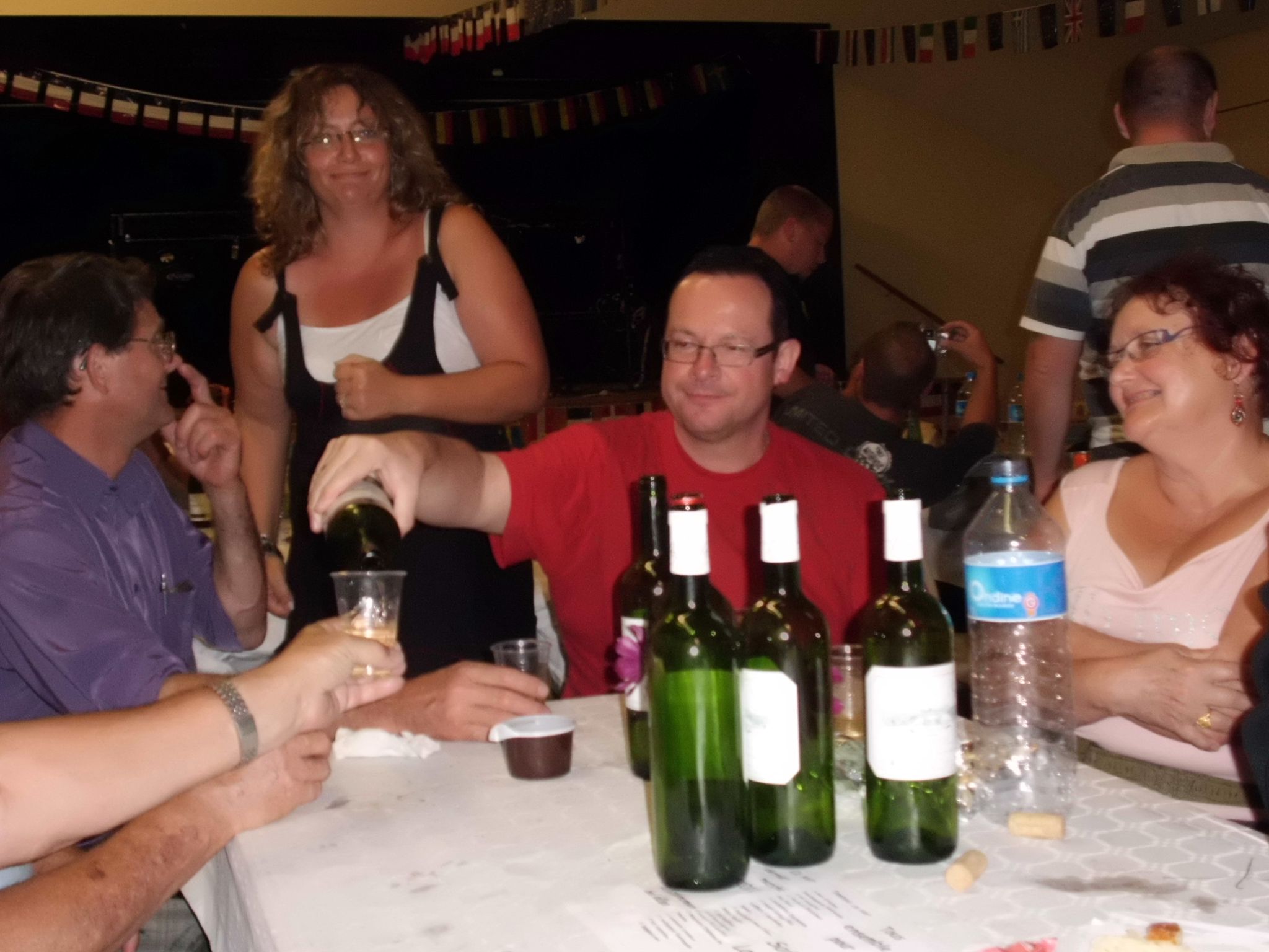 Während des Besuchs in St. Laurent d'Arce 2011