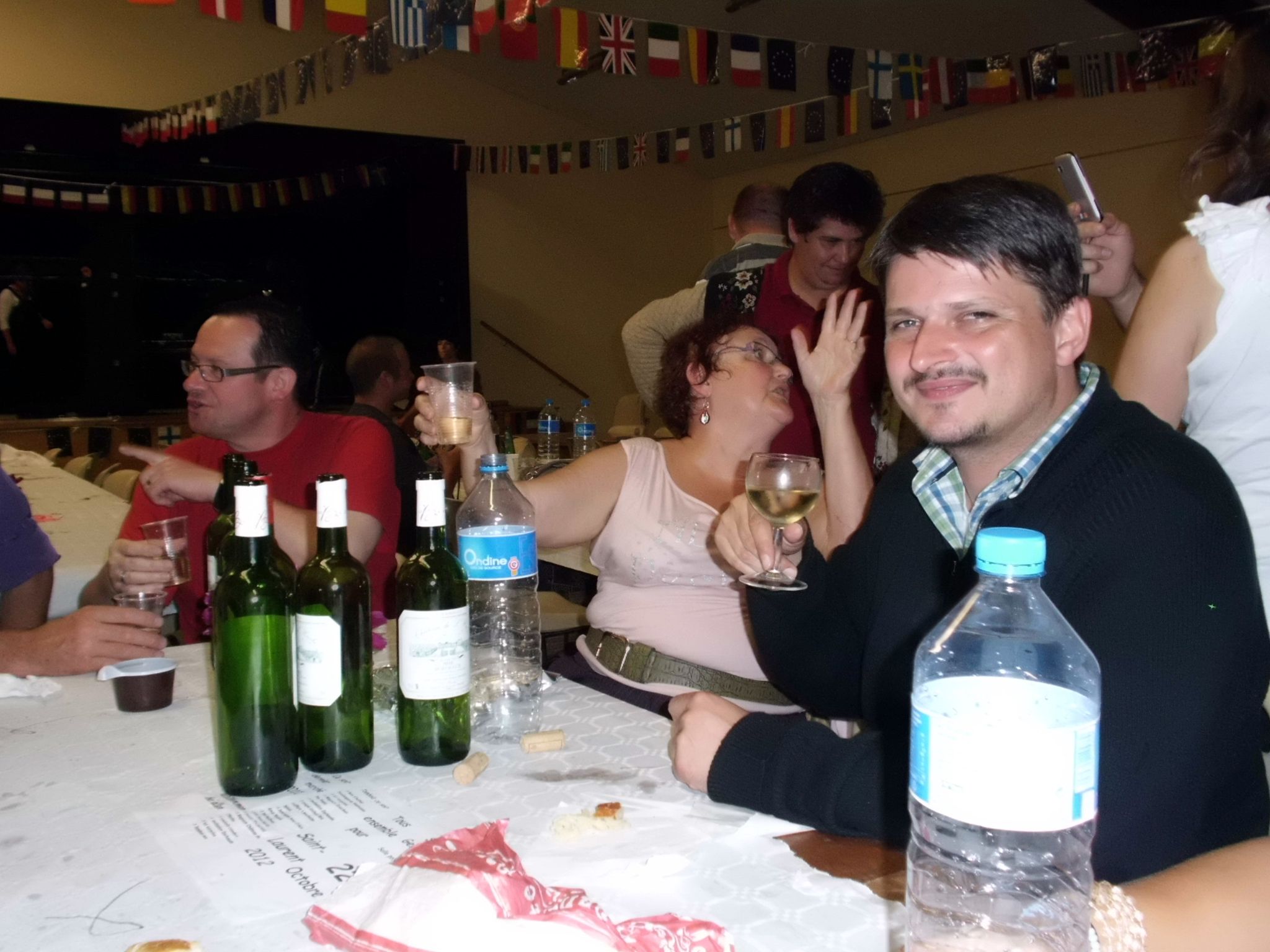 Während des Besuchs in St. Laurent d'Arce 2011