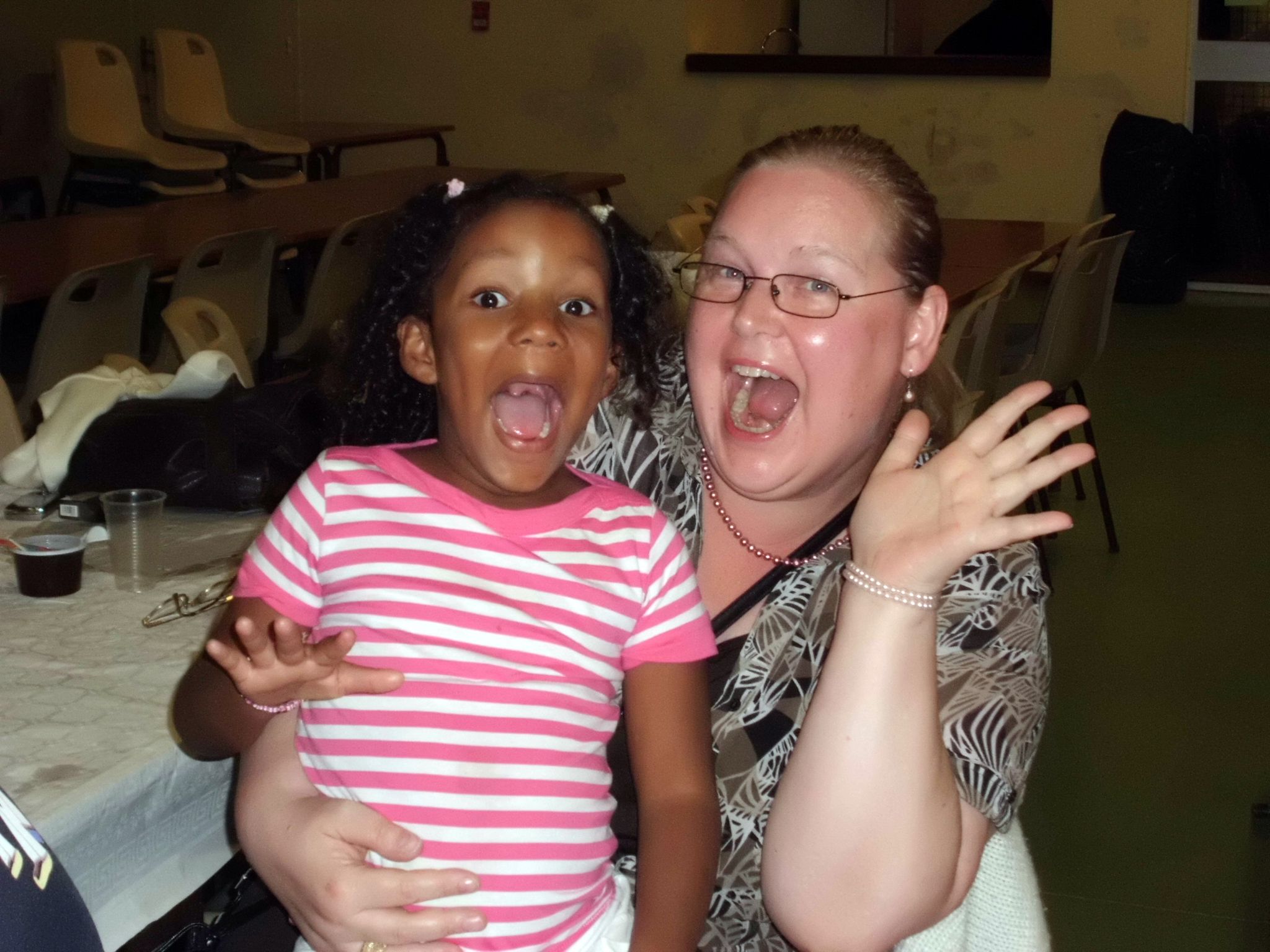 Während des Besuchs in St. Laurent d'Arce 2011