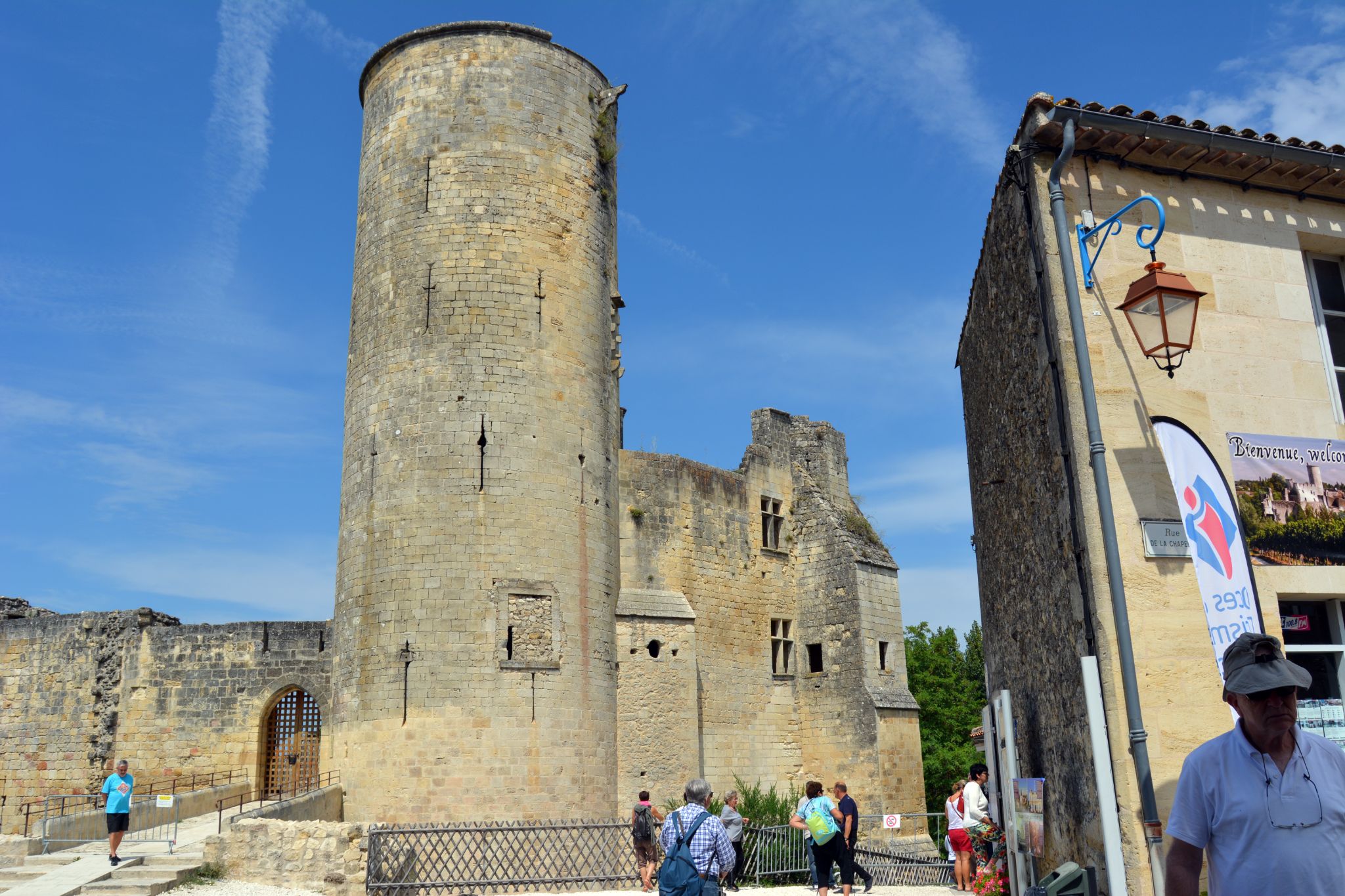 Während des Besuchs in St. Laurent d'Arce 2015